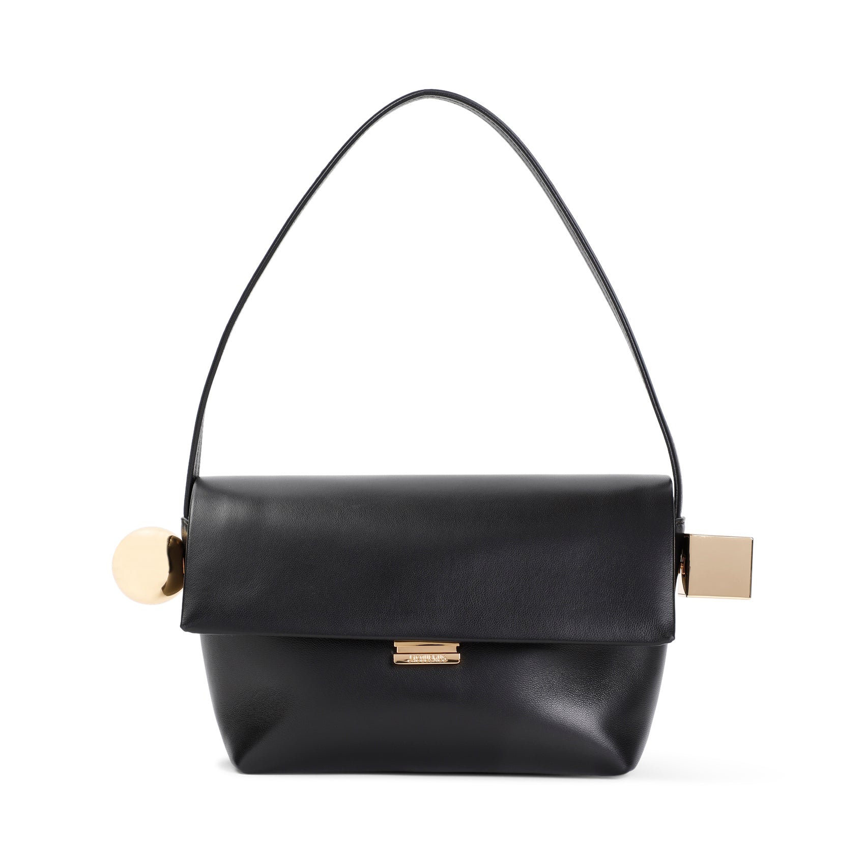 JACQUEMUS Mini Leather Handbag - W:26cm H:16cm D:11cm