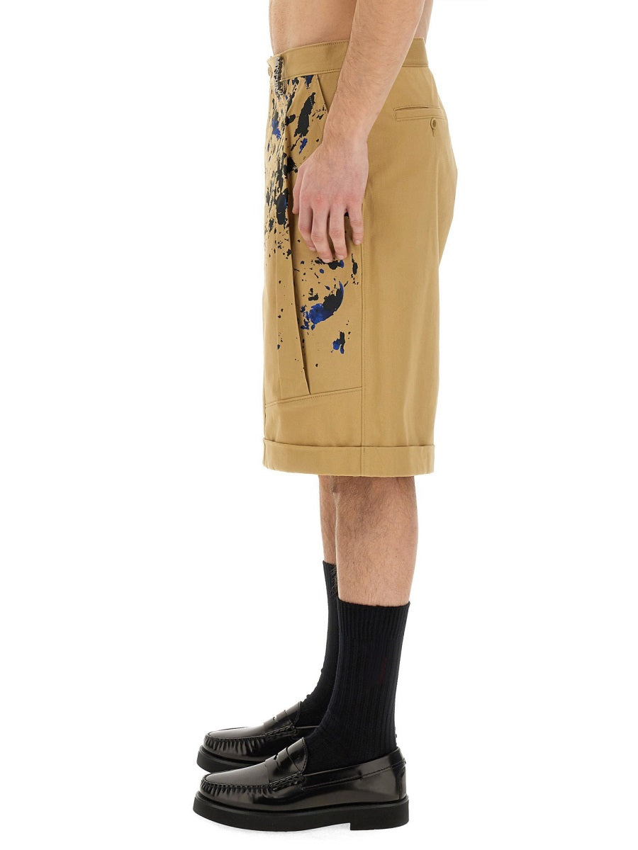 MOSCHINO COUTURE Regular Fit Cargo Bermuda for Men