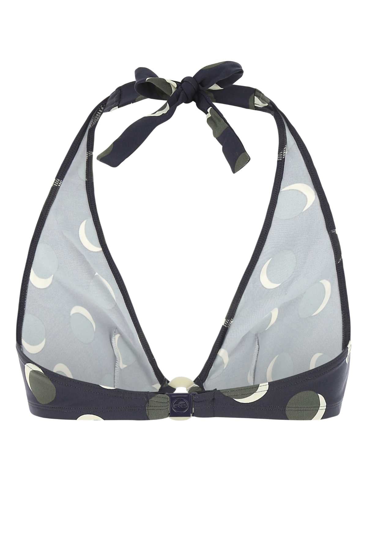 ERES Printed Stretch Nylon Mini Bikini Top