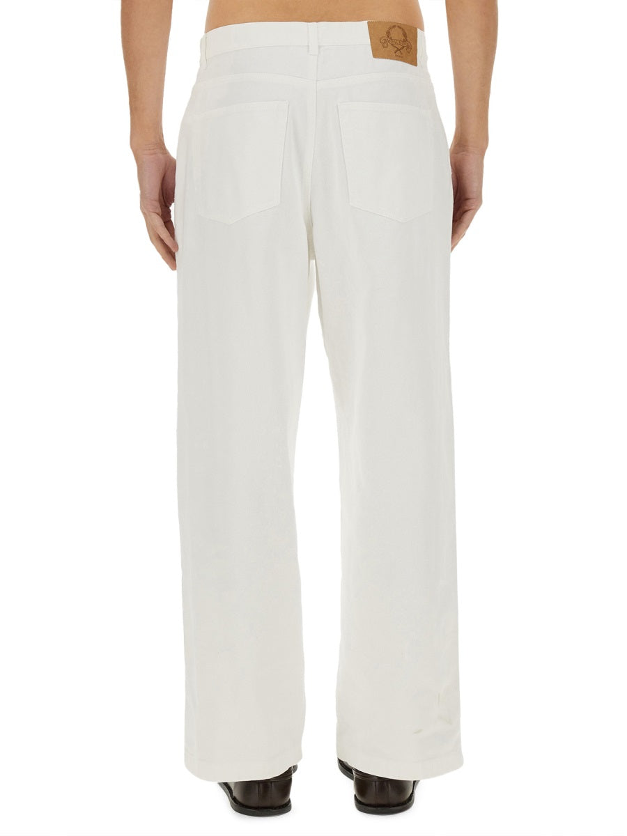 MOSCHINO Comfortable Regular Fit Denim Jeans - Size 48