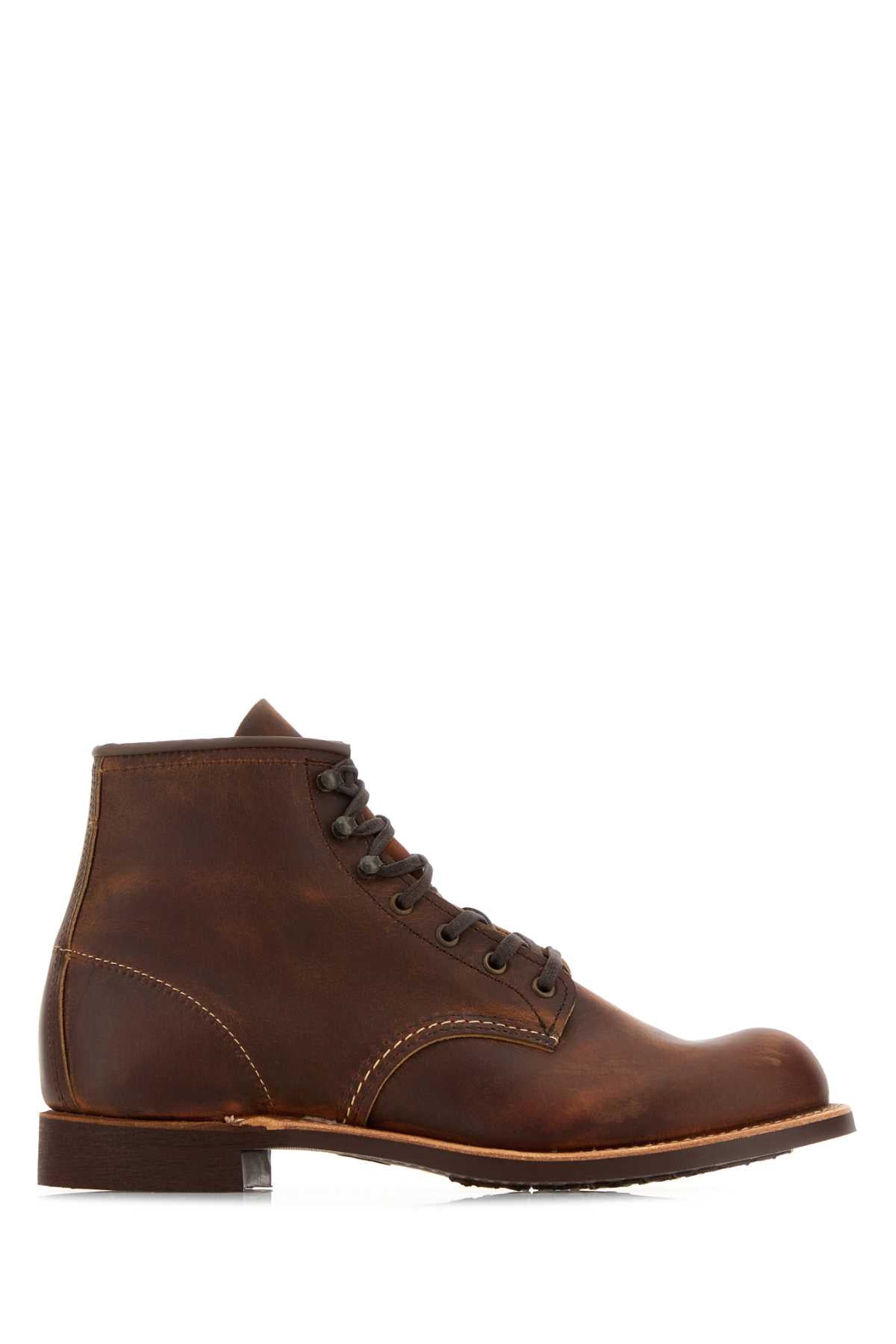 RED WING Rugged Leather Ankle Boots