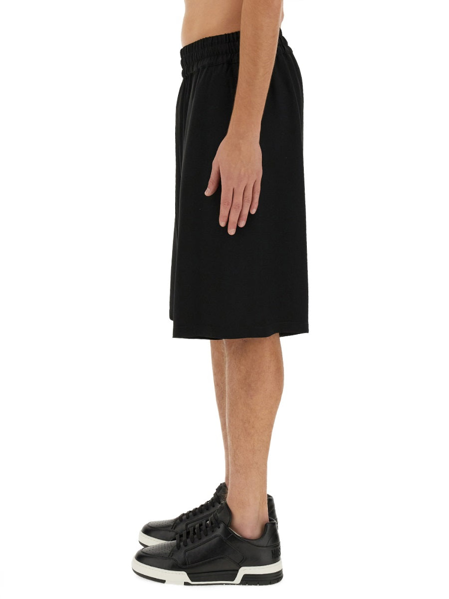 MOSCHINO COUTURE Luxury Bermuda Shorts with Logo - Size 48