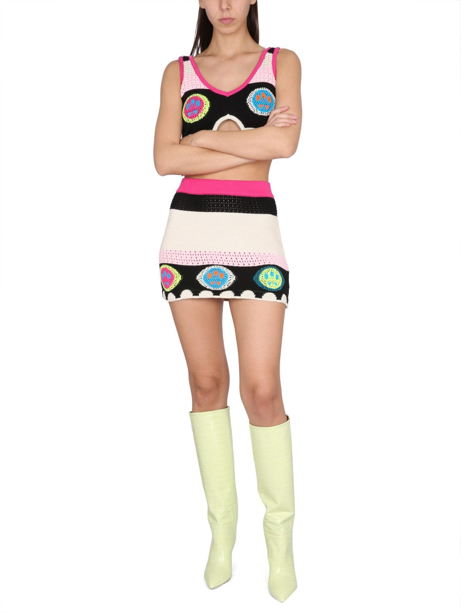 BARROW Chic Mini Skirt with Elastic Waistband