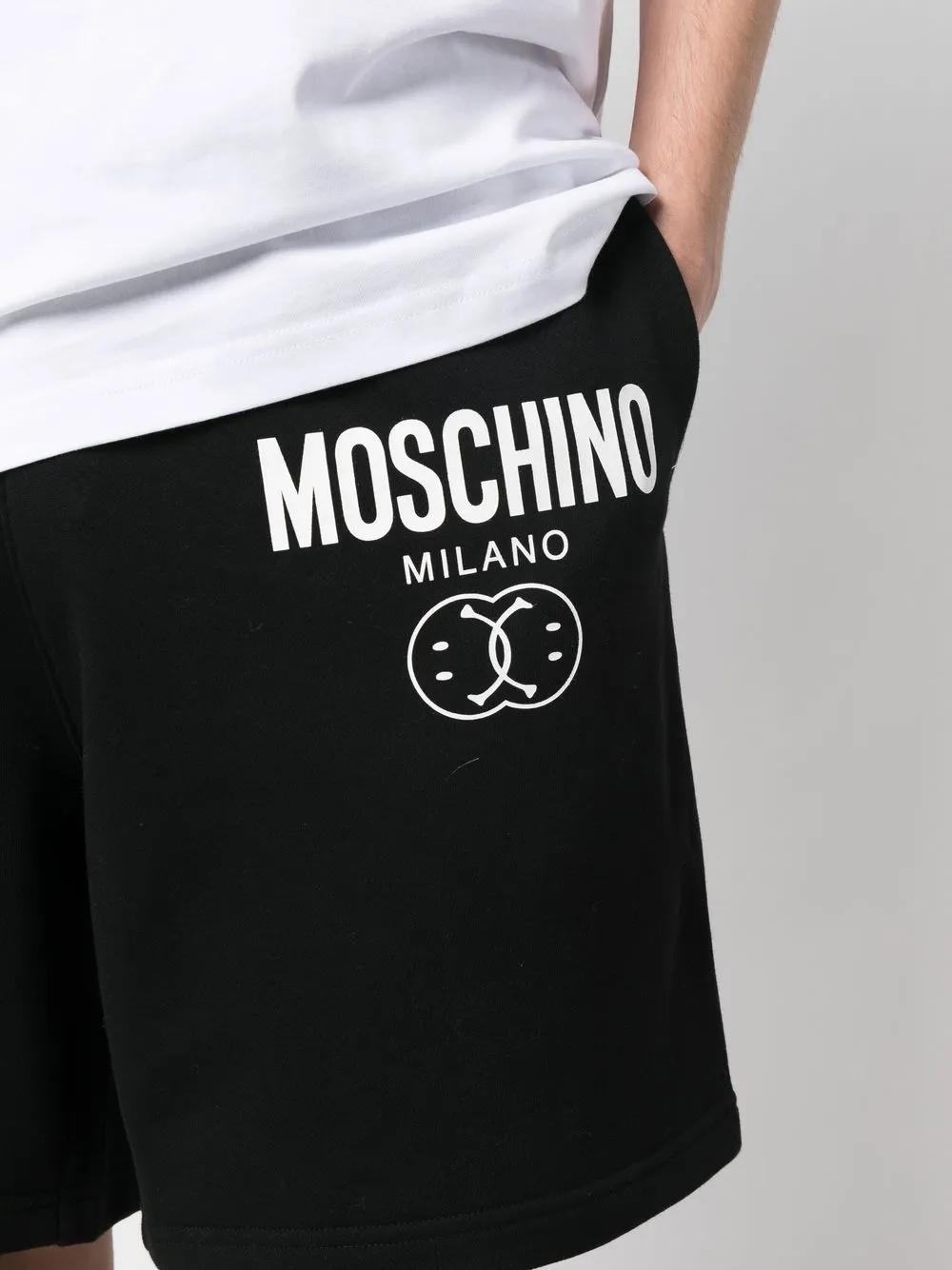 MOSCHINO COUTURE Cotton Mini Shorts for Men