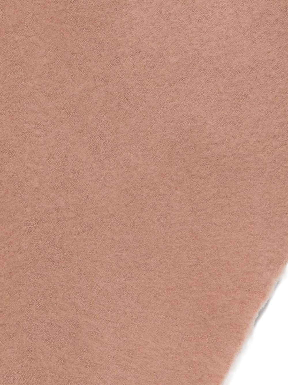 FALIERO SARTI Wool-Cashmere Blend Frayed Triangular Foulard