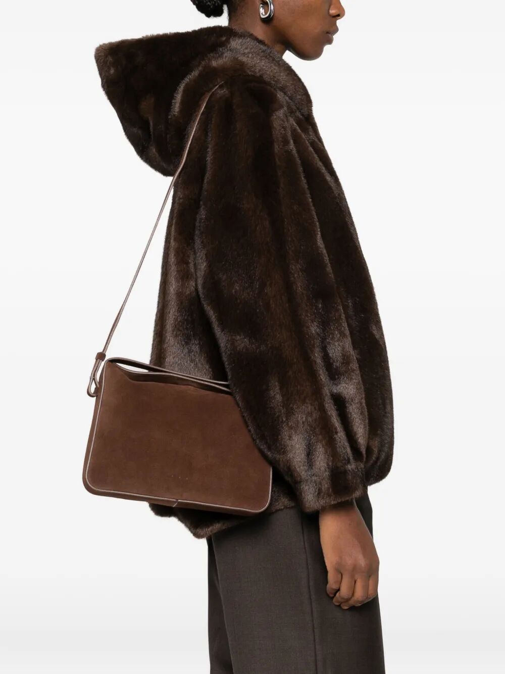 AESTHER EKME Soft Baguette Crossbody Handbag