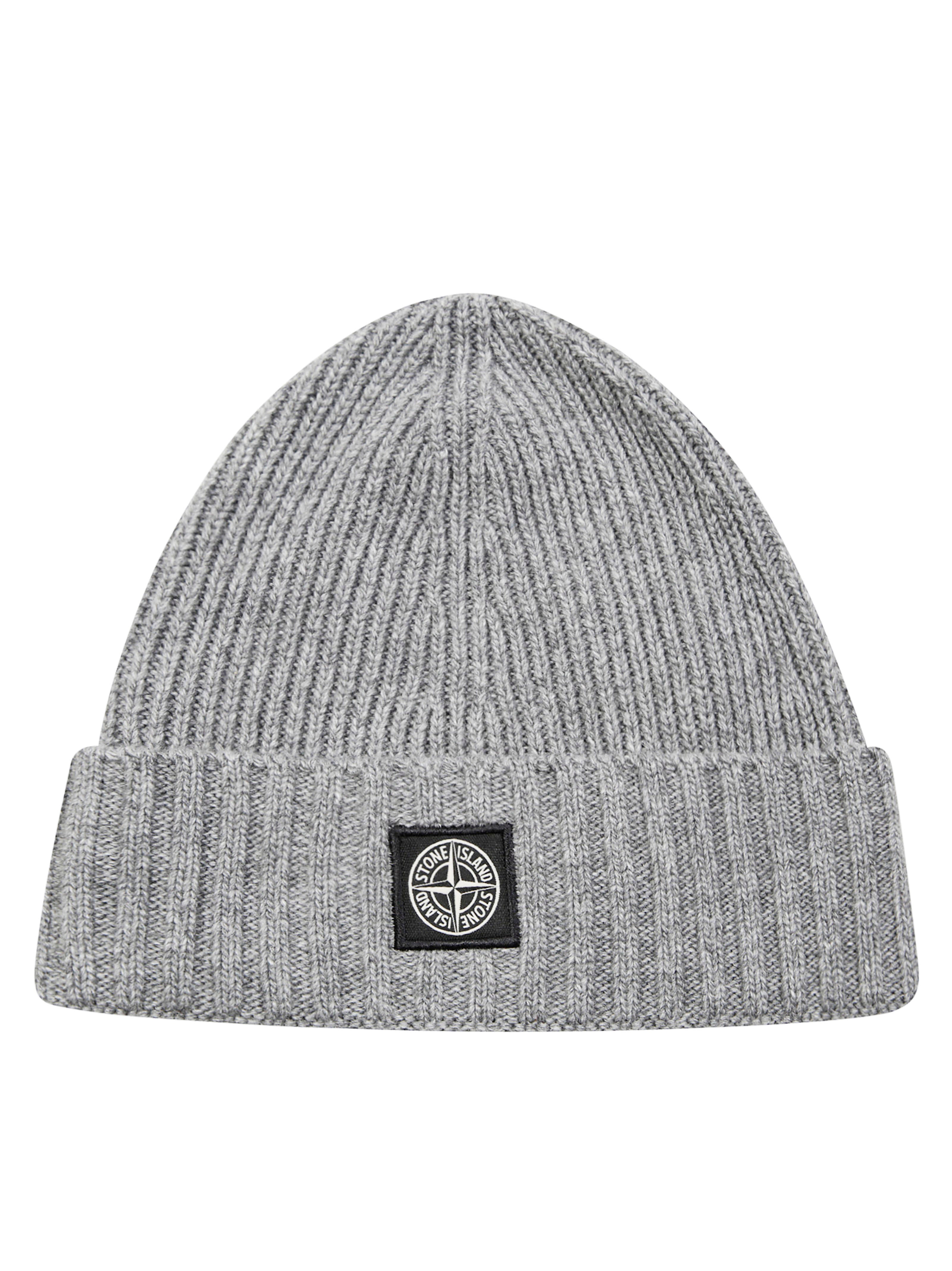 STONE ISLAND Mini Badge Beanie