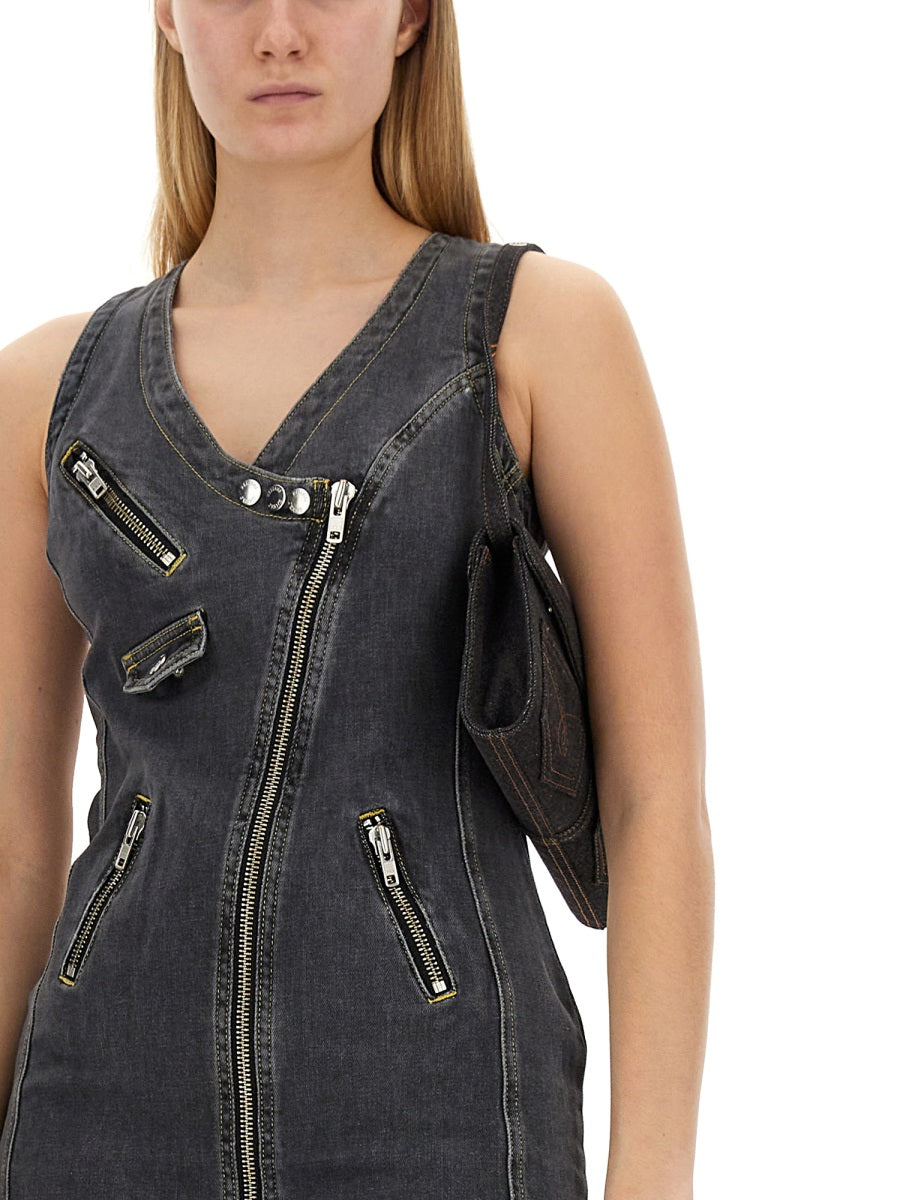 MOSCHINO JEANS Women’s Slim Fit Mini Dress