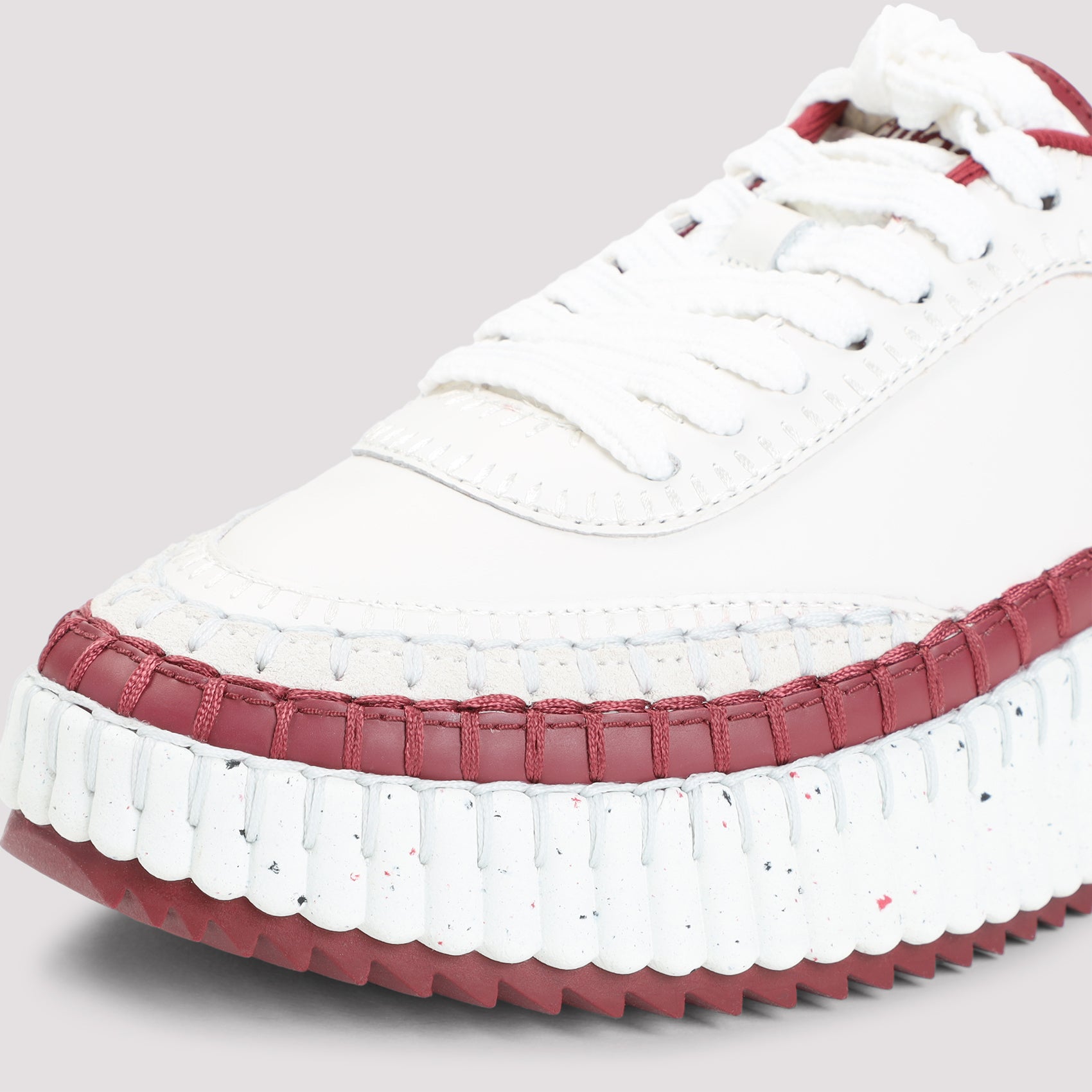 CHLOE Nama Leather Sneakers for Men - FW25 Collection