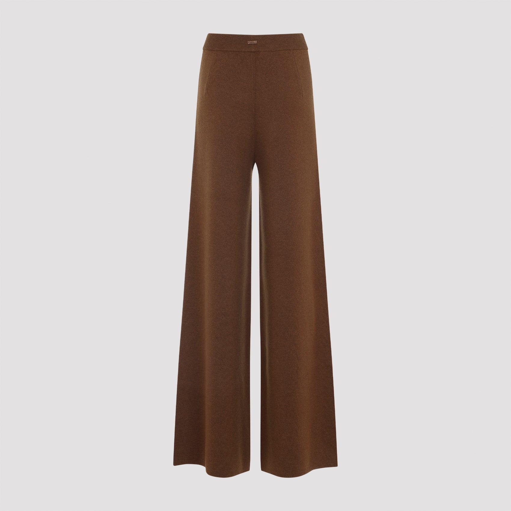MAX MARA Men's Wide Leg Wool-Cashmere Blend Pants