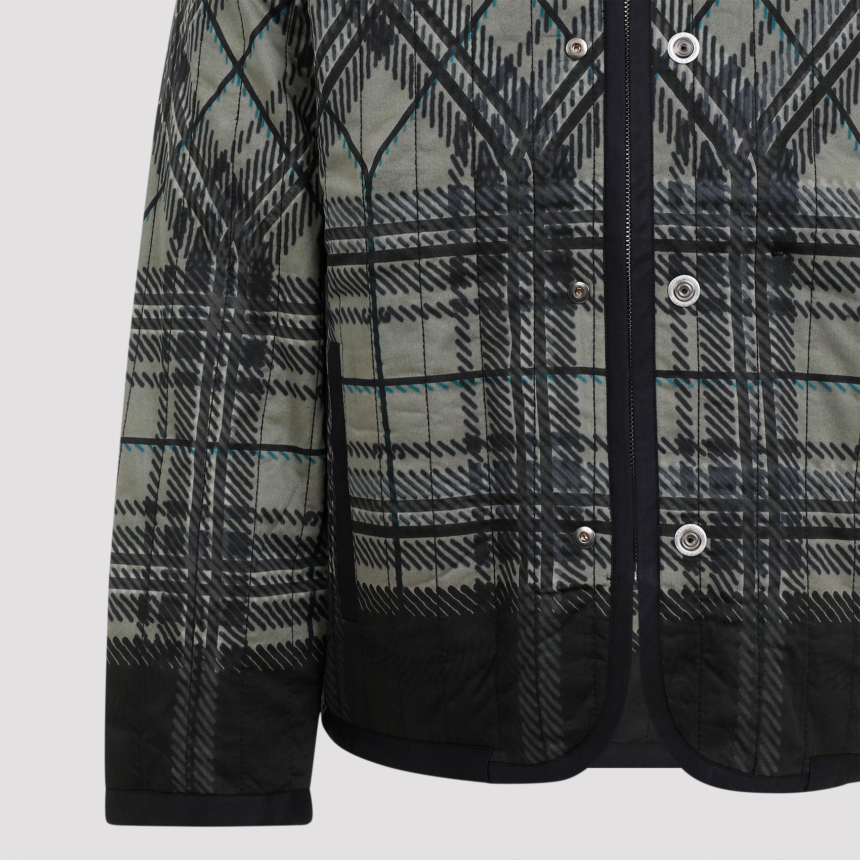 CRAIG GREEN Quilted Plaid Fade Jacket