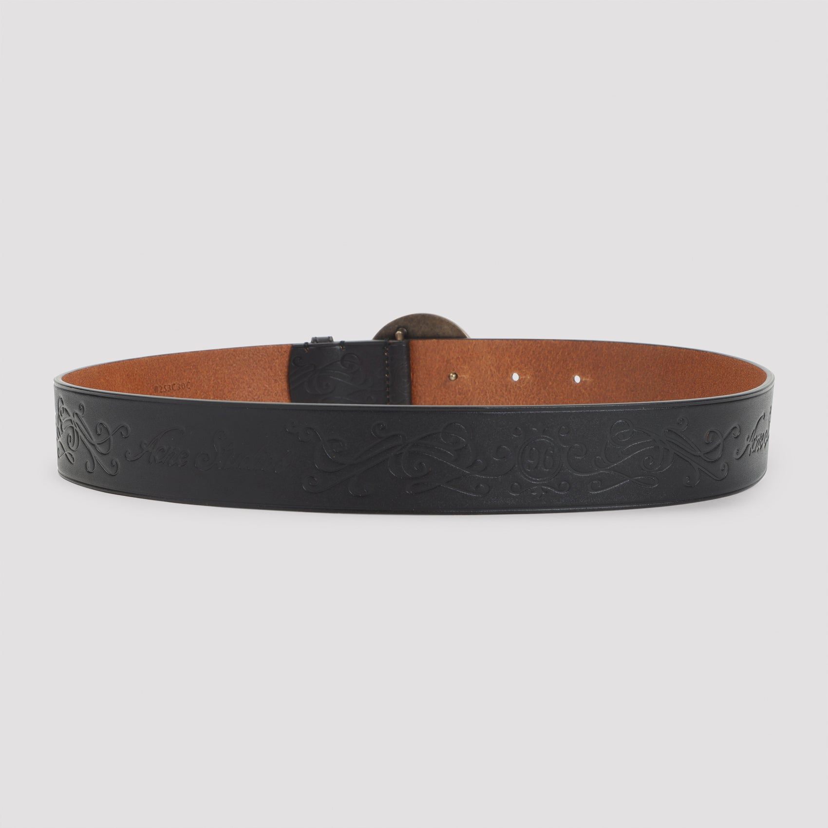 ACNE STUDIOS Stylish Leather Belt with 3.5cm Heel Height for Men