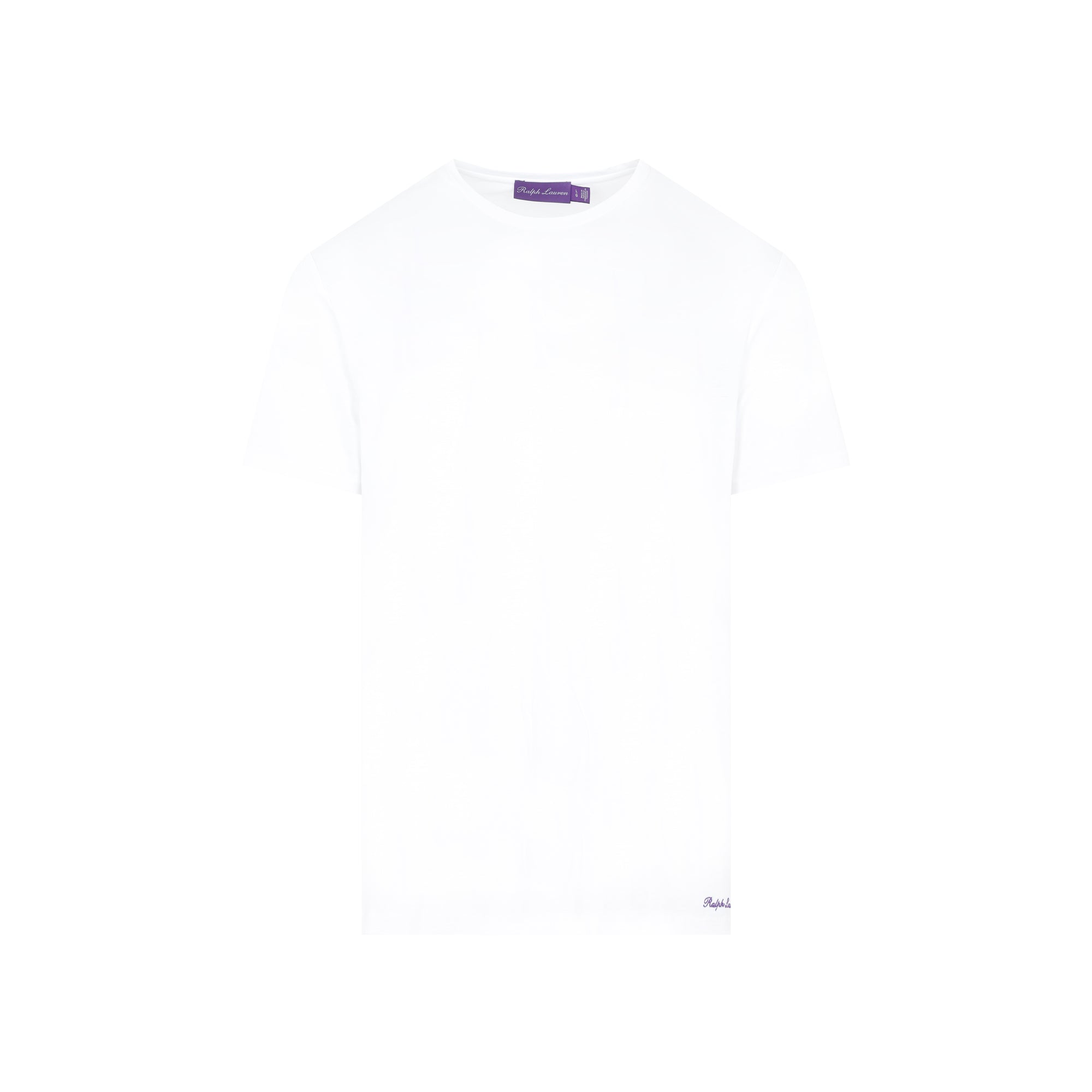 RALPH LAUREN PURPLE LABEL Embroidered Logo T-shirt for Men - FW25 Collection