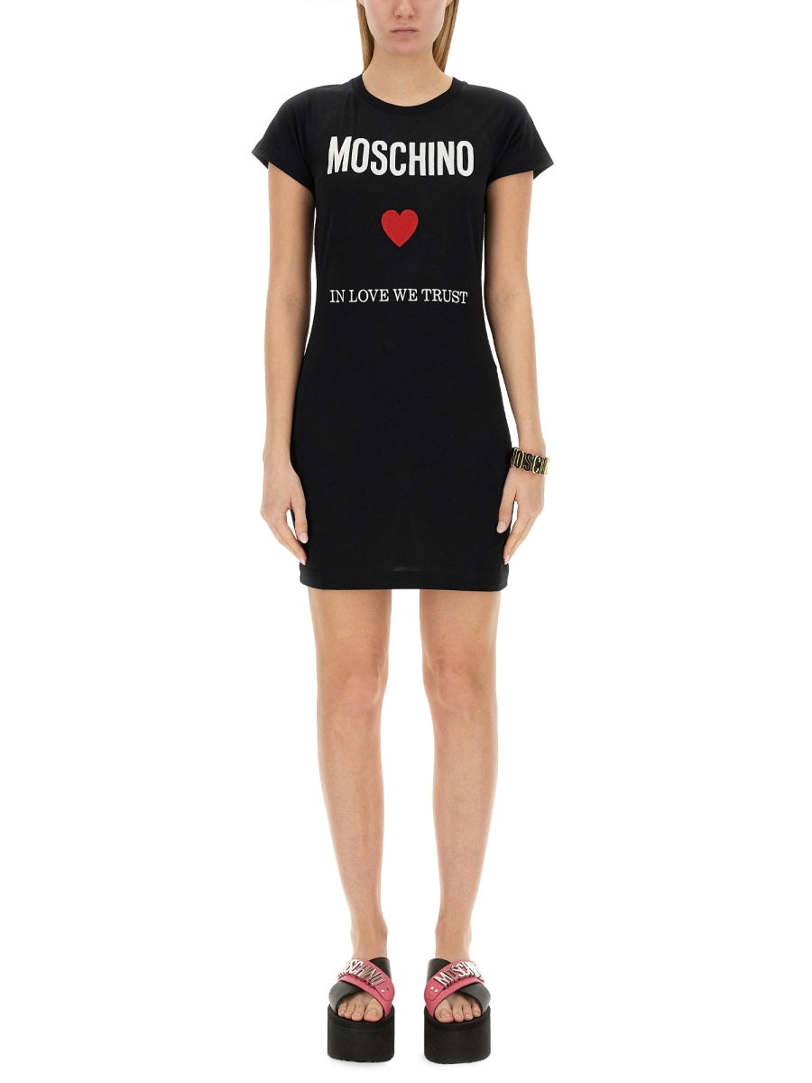 MOSCHINO COUTURE Couture Logo Mini Dress - Size 38
