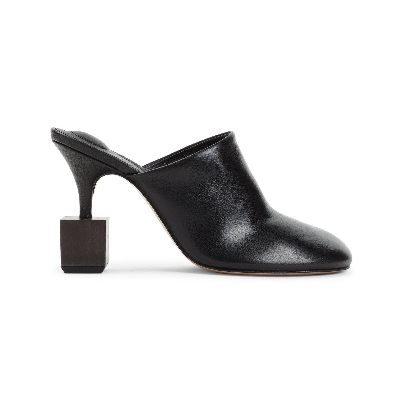 JACQUEMUS Bisou Flat Mules with 10.5cm Heel