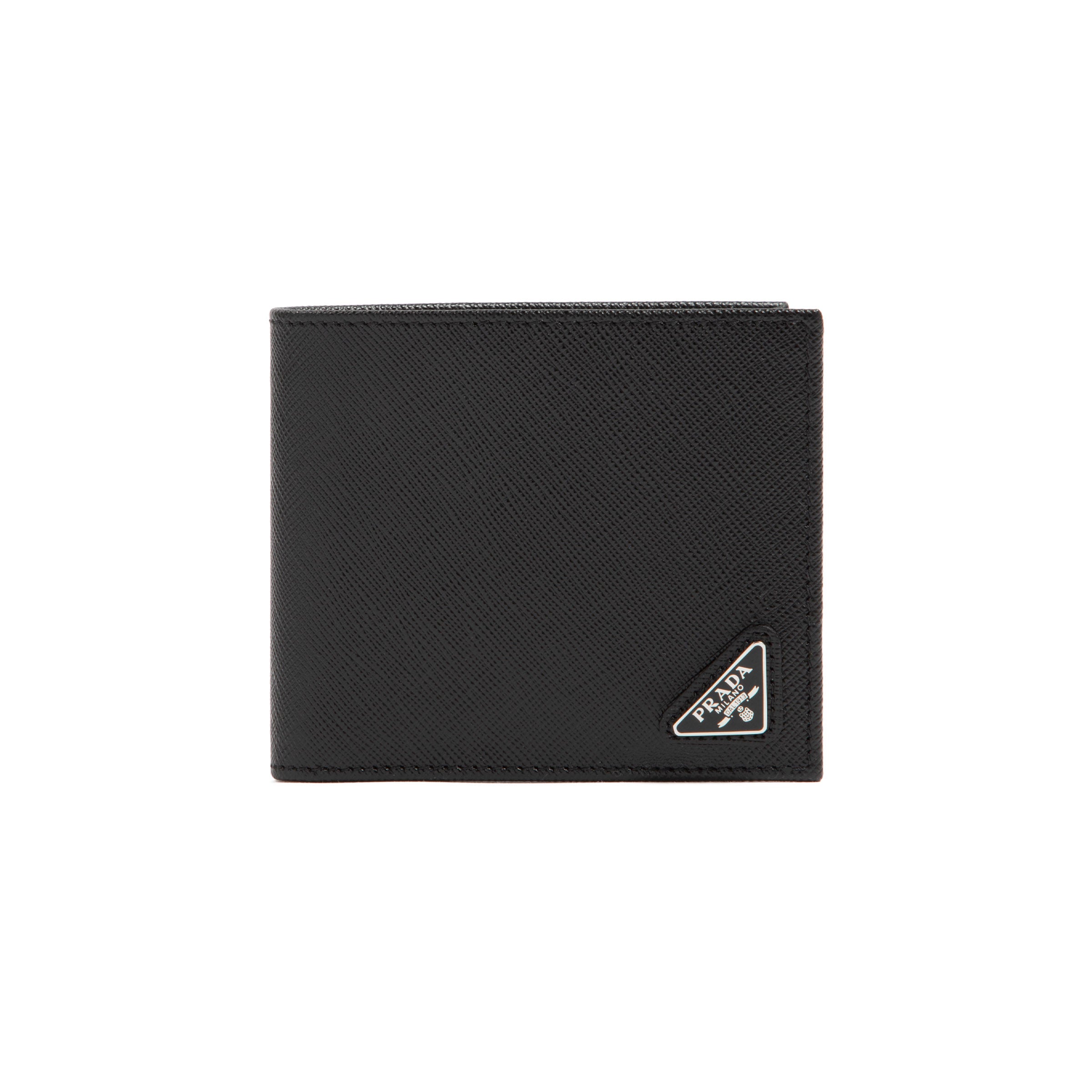 PRADA Mini Saffiano Leather Wallet - FW25