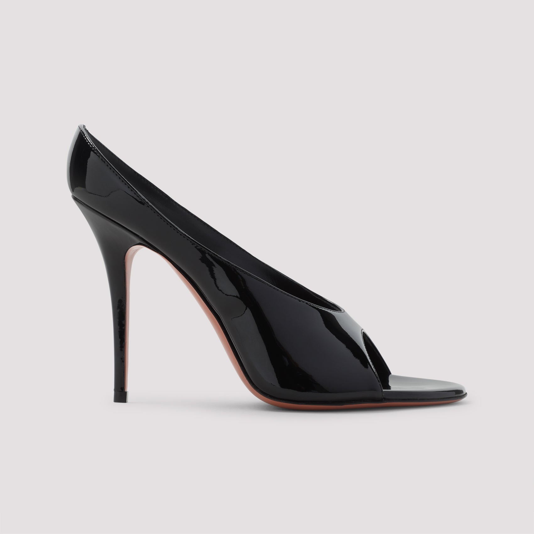 AMINA MUADDI Anok 105 Patent Slippers