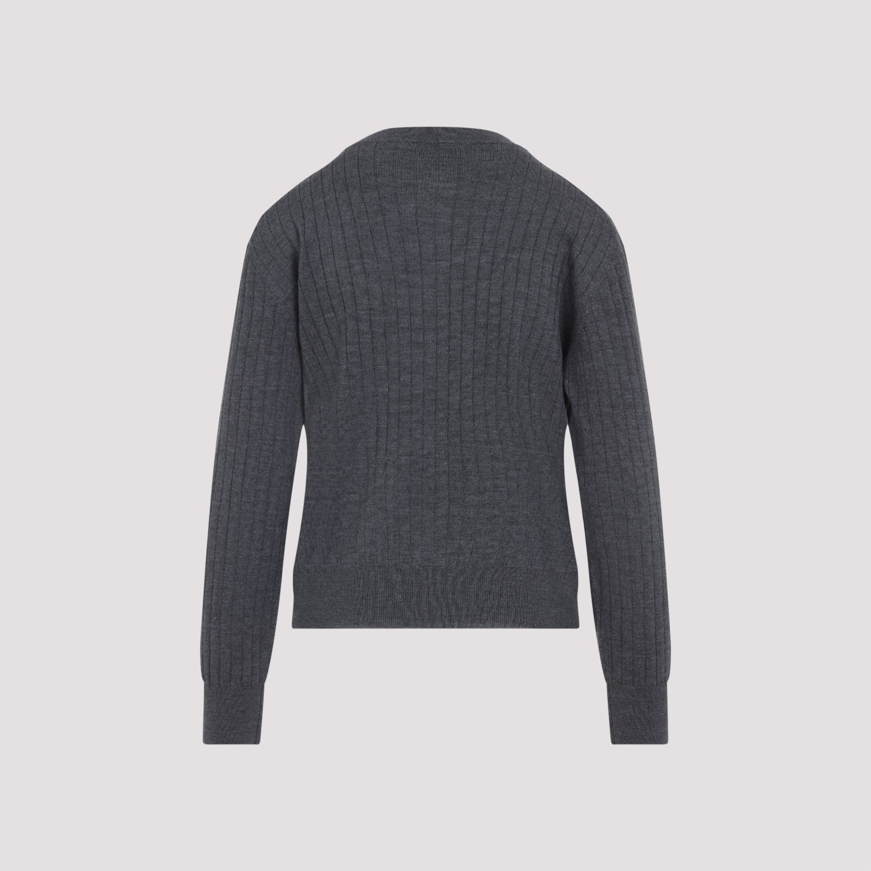 BOTTEGA VENETA Wool Ribbed Cardigan for Men - FW25 Collection