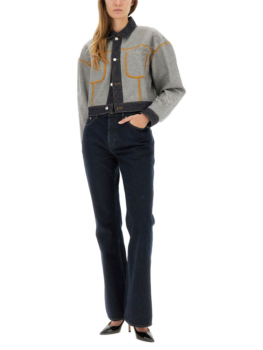 MOSCHINO JEANS Classic Denim Jacket for Women - Size L