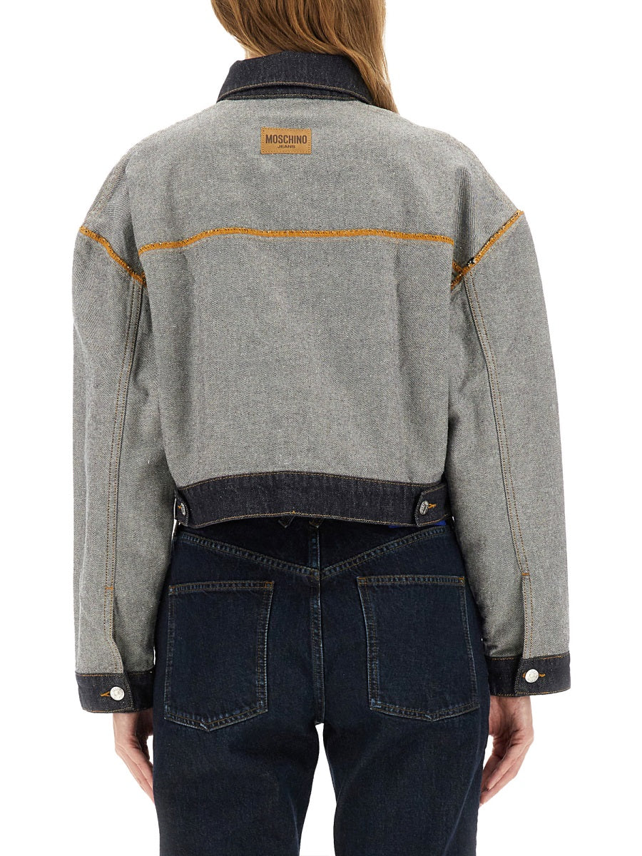 MOSCHINO JEANS Classic Denim Jacket for Women - Size L