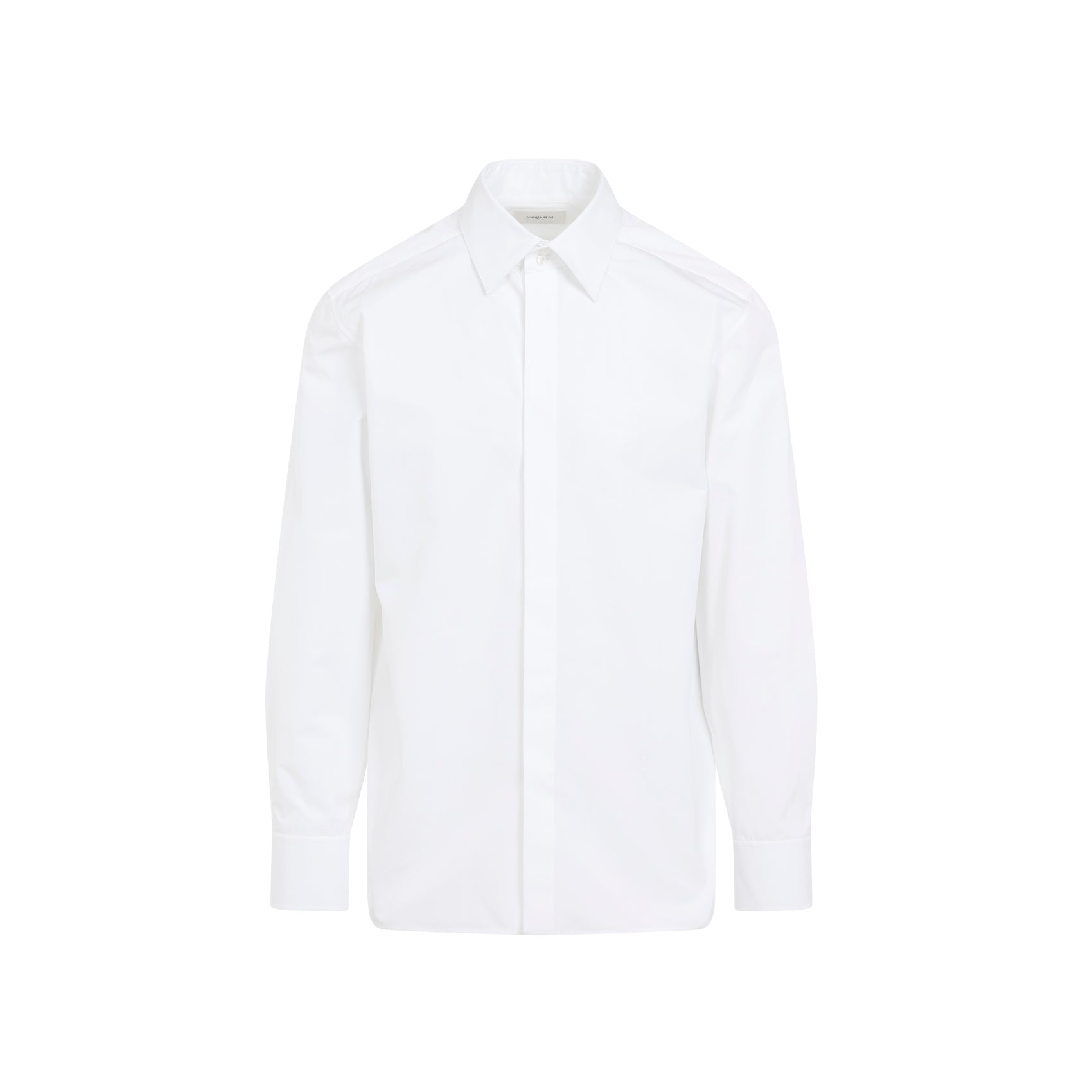 SAINT LAURENT Cotton Button-Up Shirt for Men - FW24 Collection