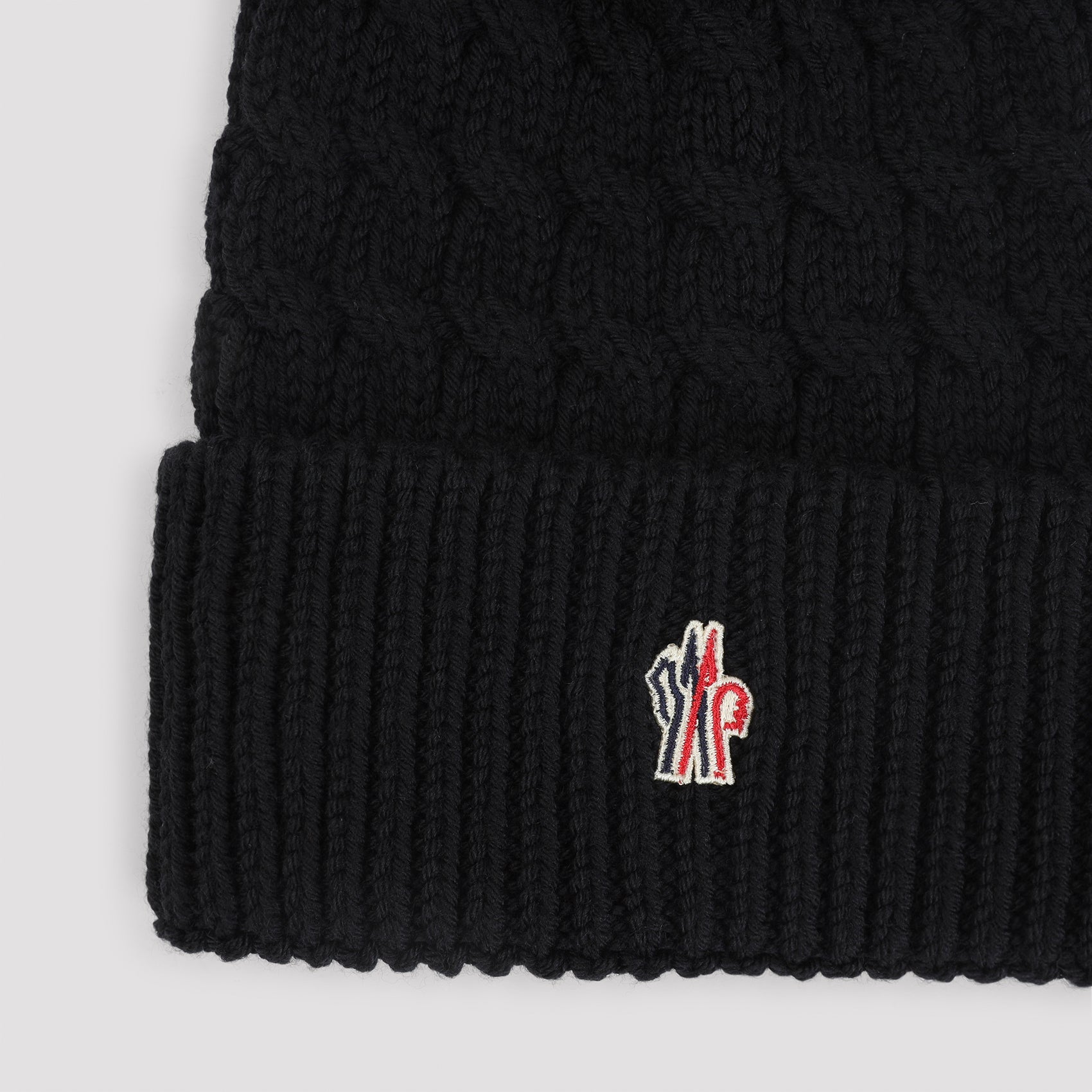 MONCLER GRENOBLE Premium Virgin Wool Hat for Men - FW25 Collection
