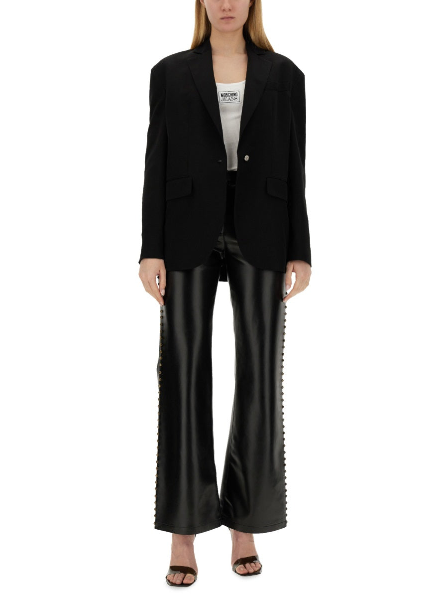 MOSCHINO JEANS Single-Breasted Jacket for Women - Size 40