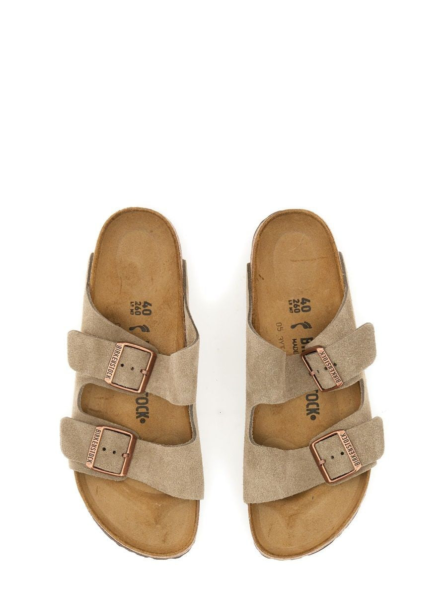 BIRKENSTOCK Suede Arizona Slippers - Unisex Comfort