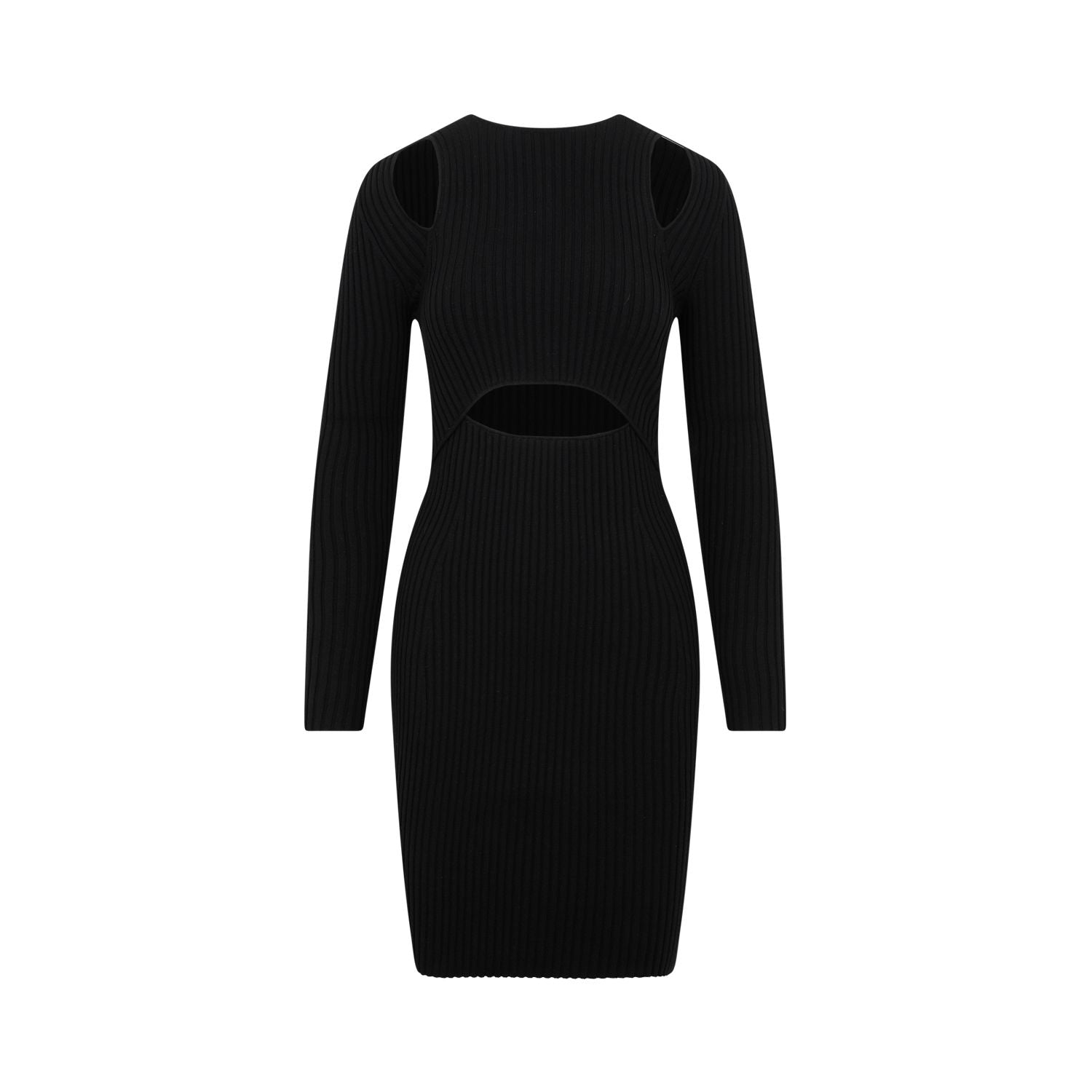 JONATHAN SIMKHAI Contoured Rib Dress