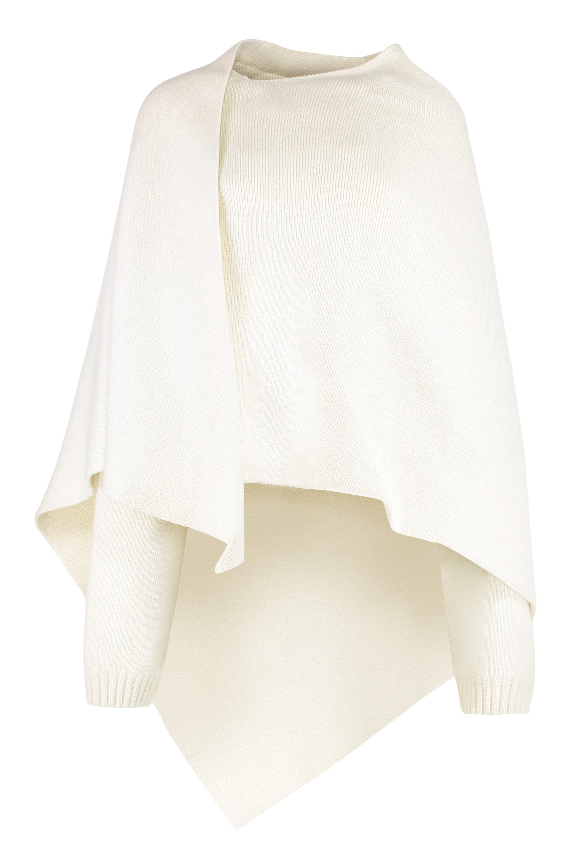ALBERTA FERRETI Elegant Cape - Modern Asymmetrical Design