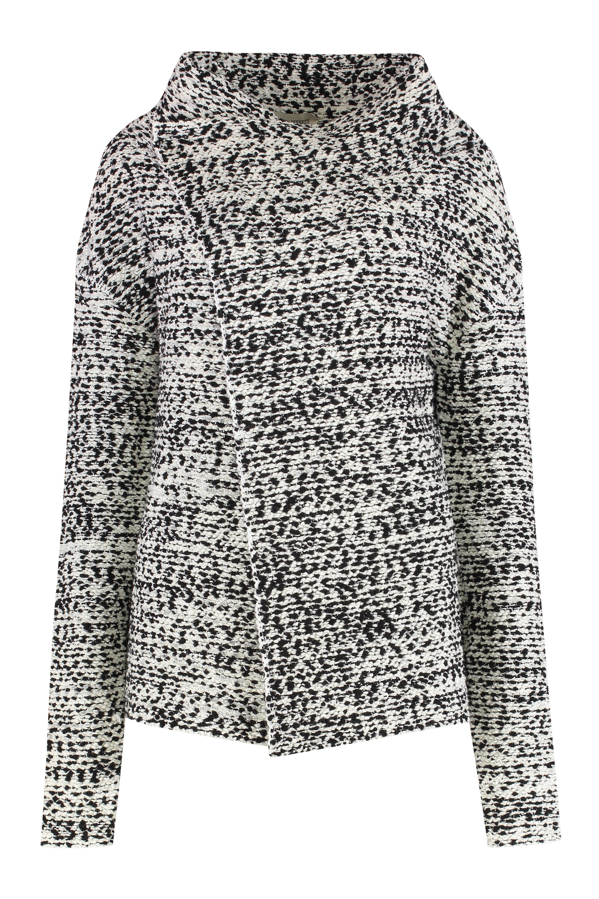 ALBERTA FERRETI Boucle Loop Wool Sweater