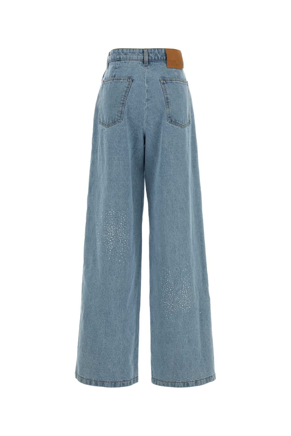 GIUSEPPE DI MORABITO Wide-Leg Denim Jeans for Women - Fall/Winter 2025