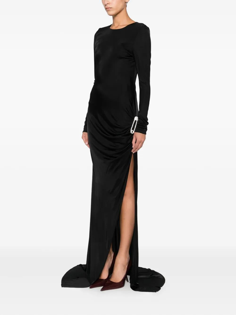 GIUSEPPE DI MORABITO Long Sleeve Draped Dress