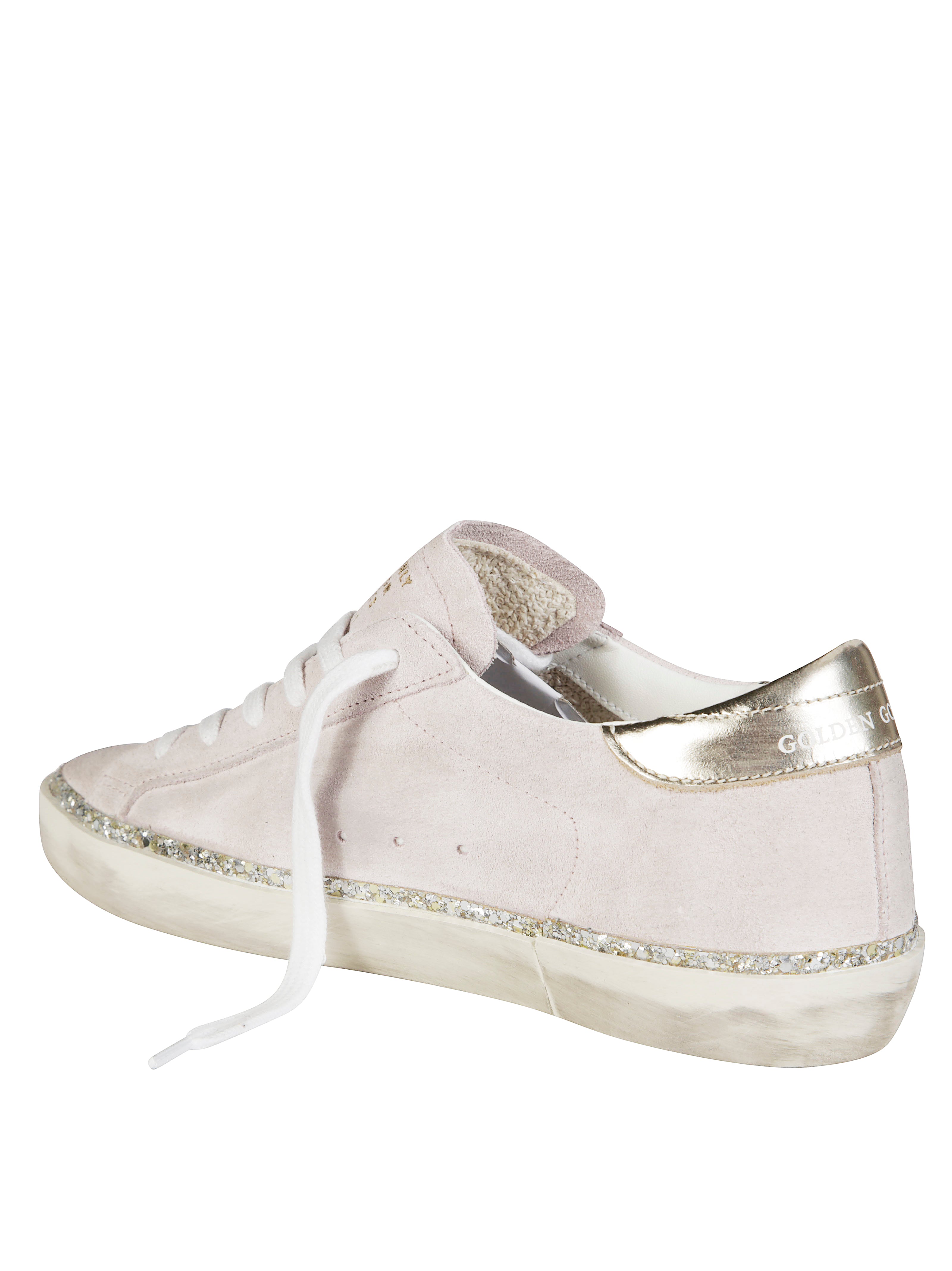 GOLDEN GOOSE Suede Upper Laminated Star Sneakers
