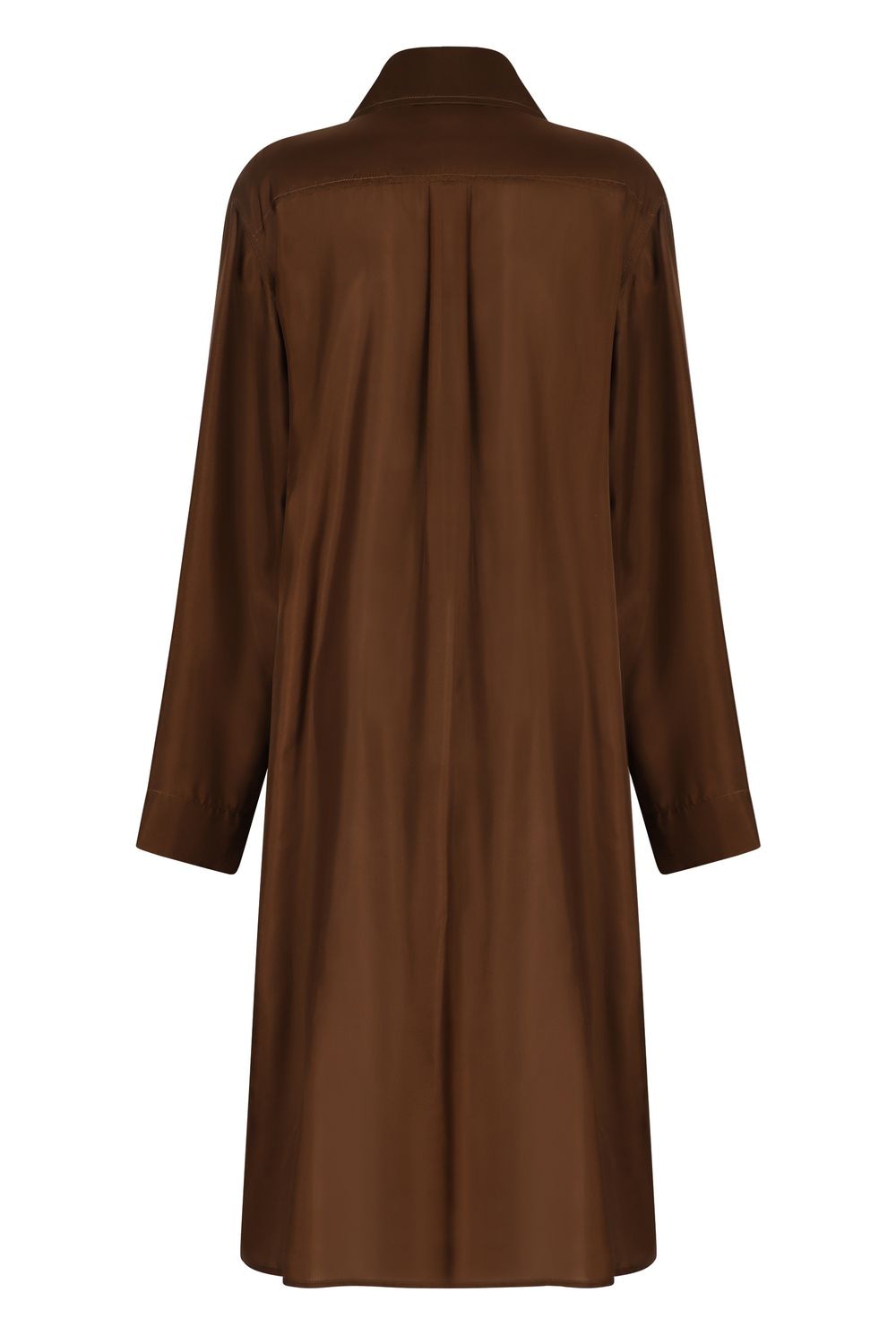 PHILOSOPHY DI LORENZO SERAFINI Silk Jacket with Shirt Style Collar