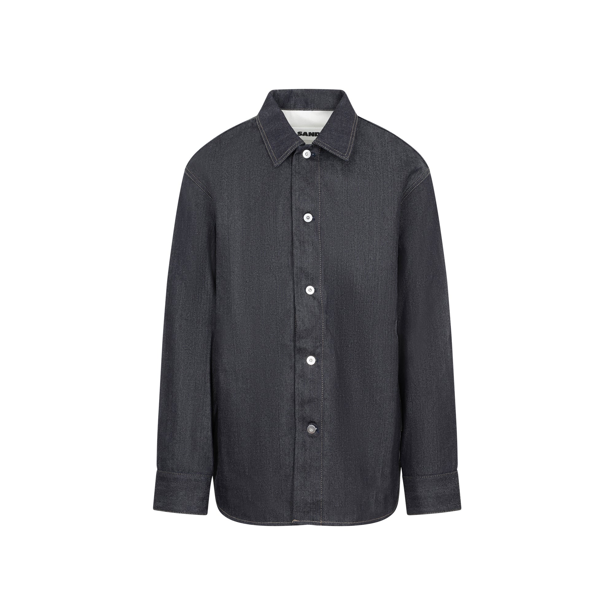 JIL SANDER Men's Cotton Denim Shirt - FW24
