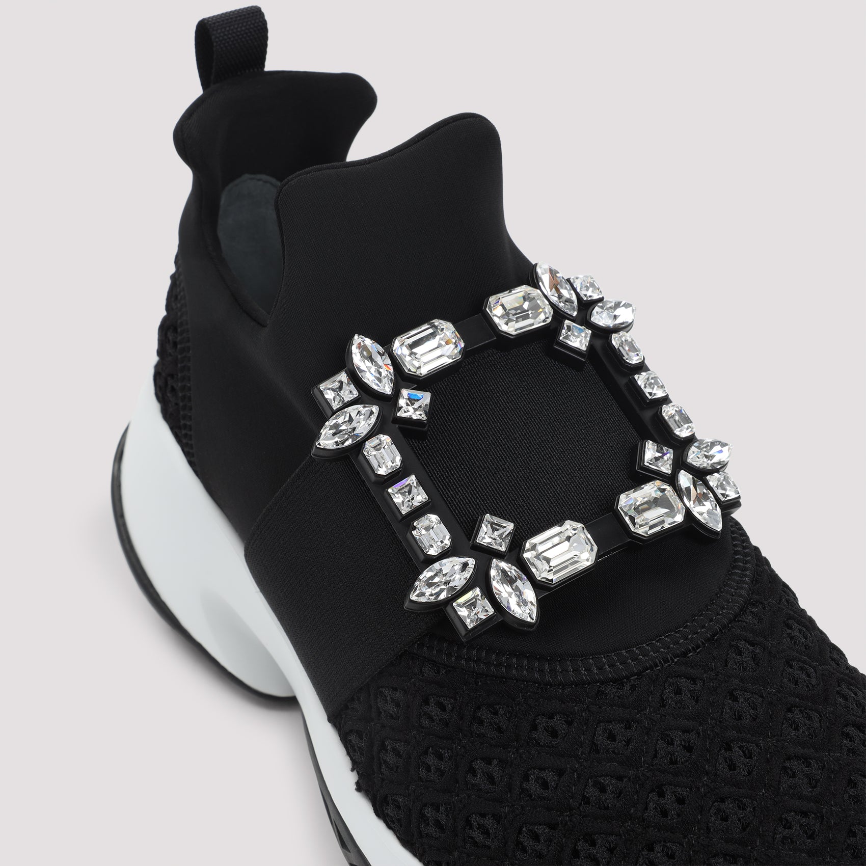 ROGER VIVIER Run Strass Buckle Sneaker