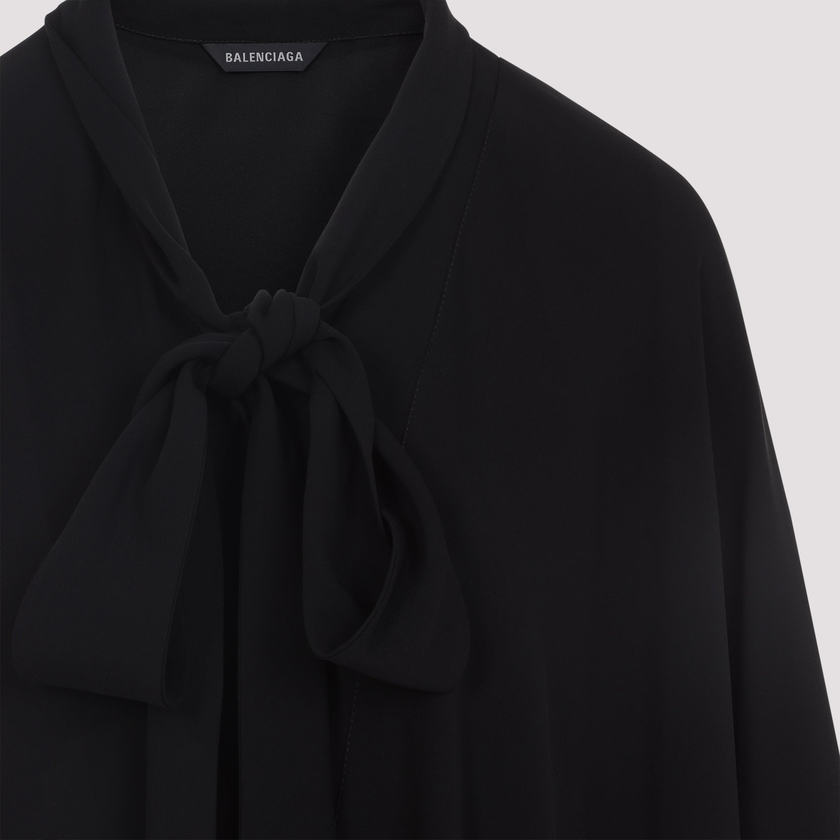 BALENCIAGA Silk Scarf Blouse for Men