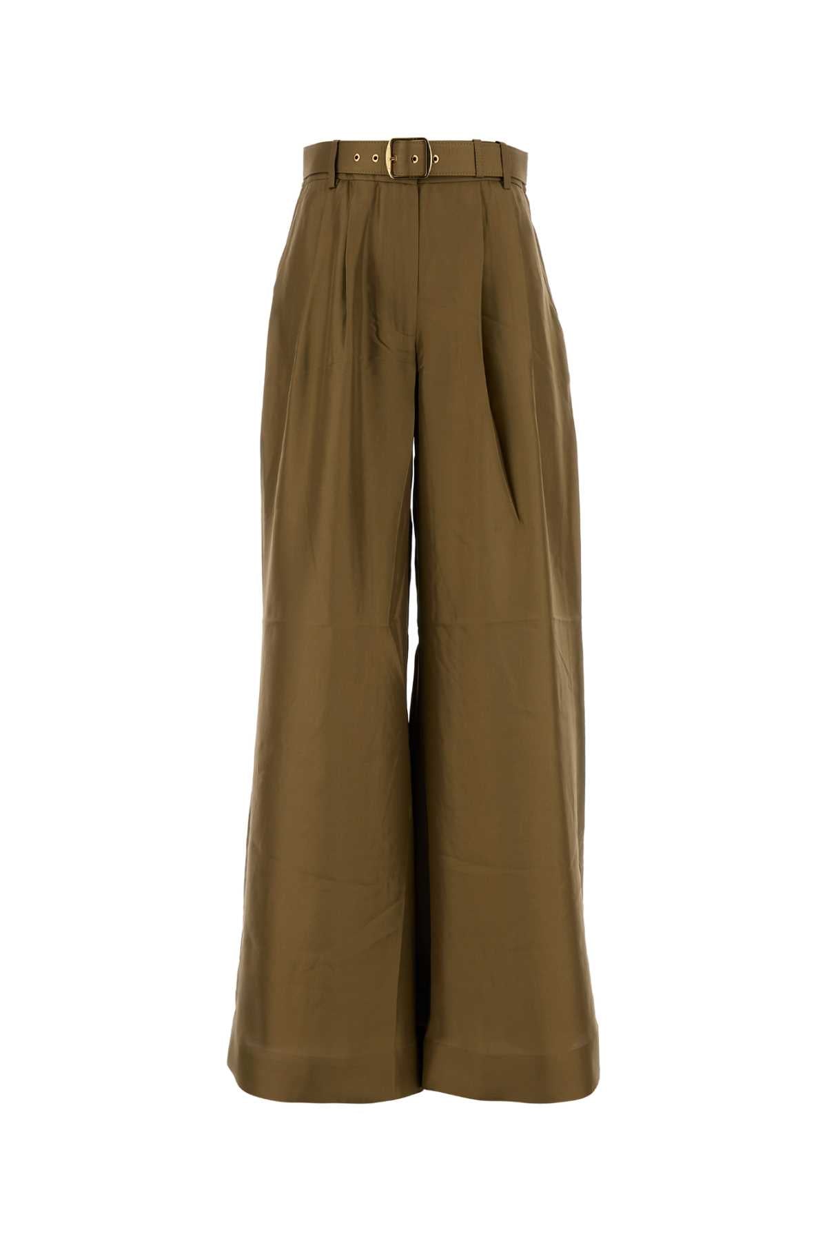 ZIMMERMANN Satin Crush Wide-Leg Pant - Women's