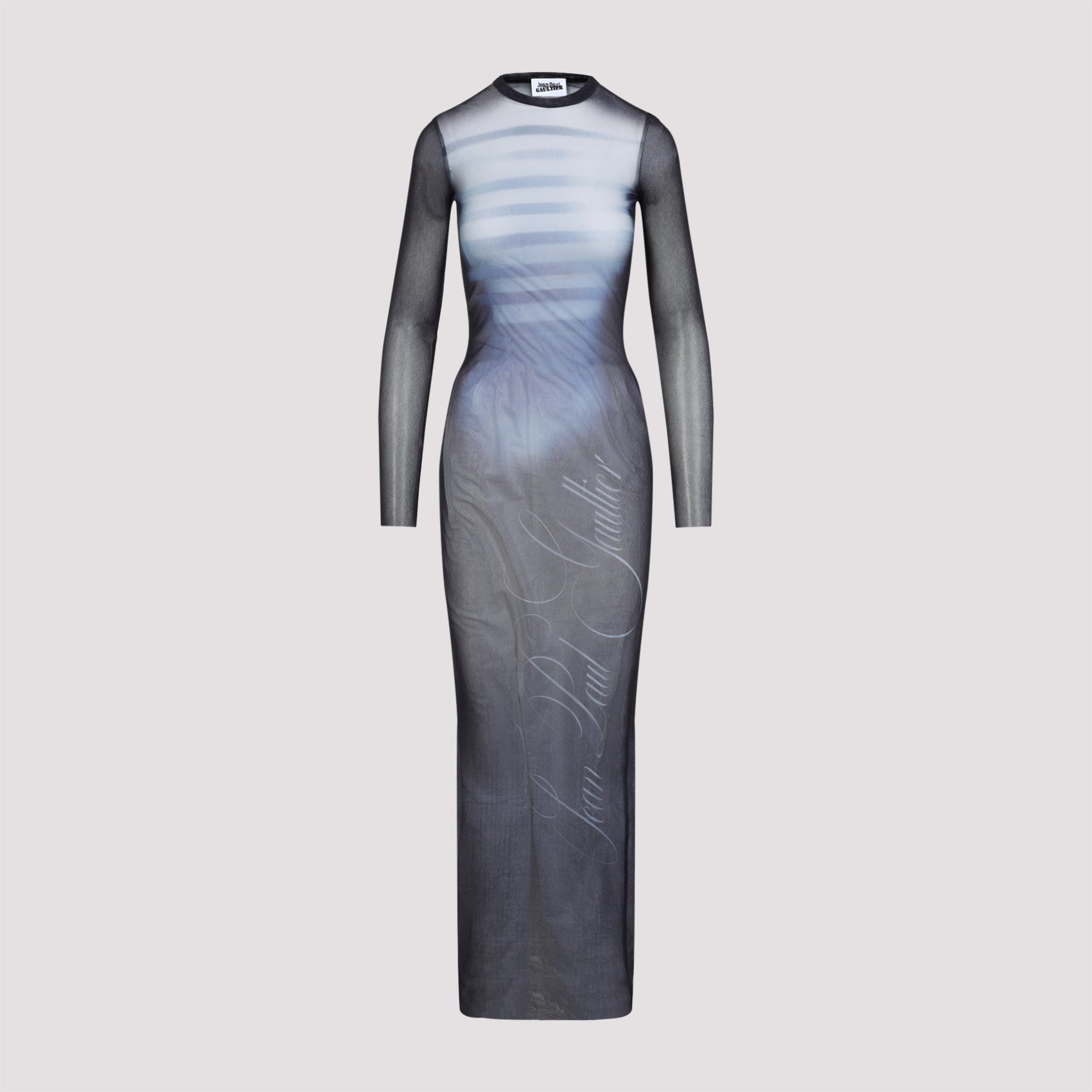 JEAN PAUL GAULTIER Mesh Crew Neck Long Dress - SS25