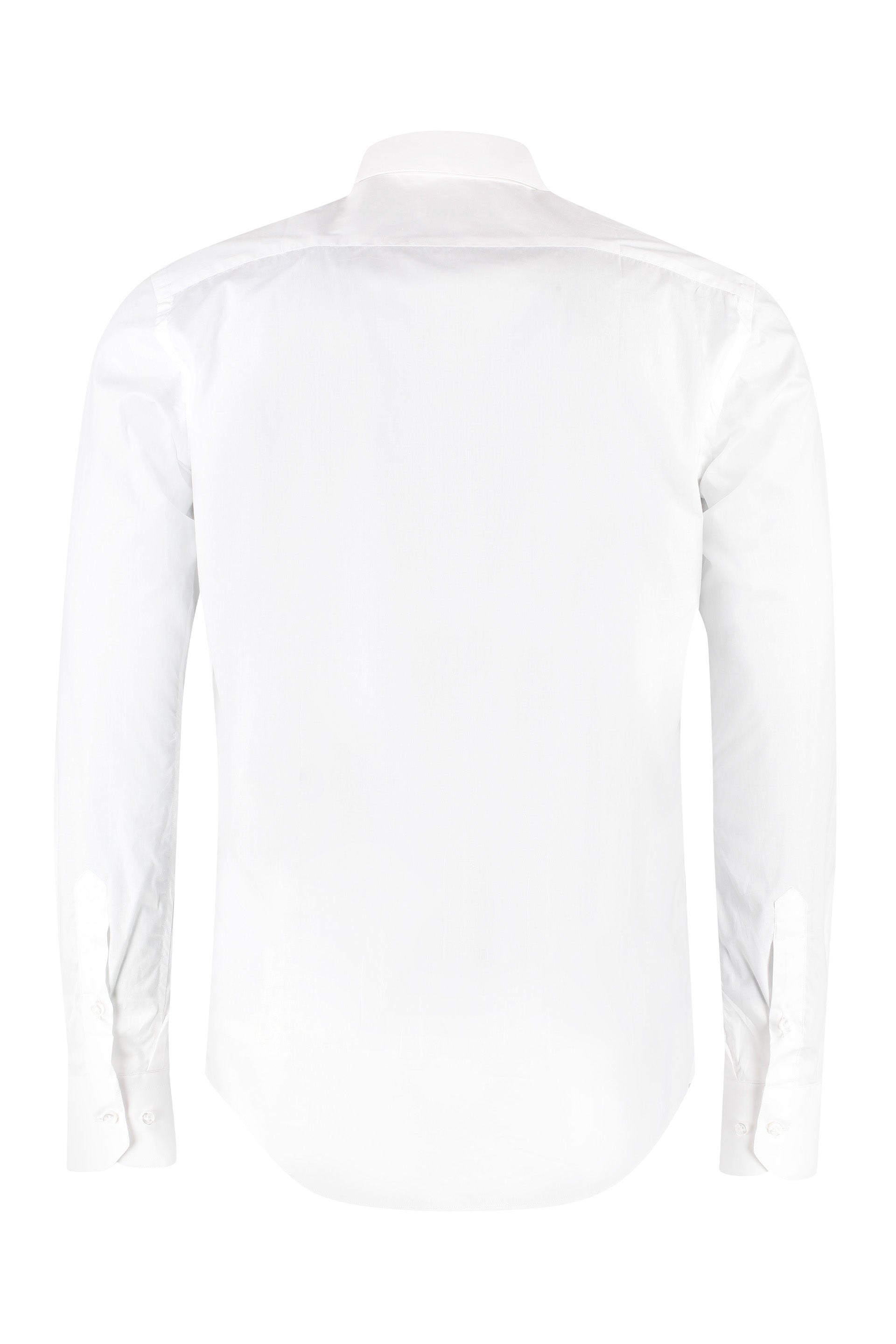 THE (ALPHABET) The Stretch Cotton Shirt - Rounded Hem