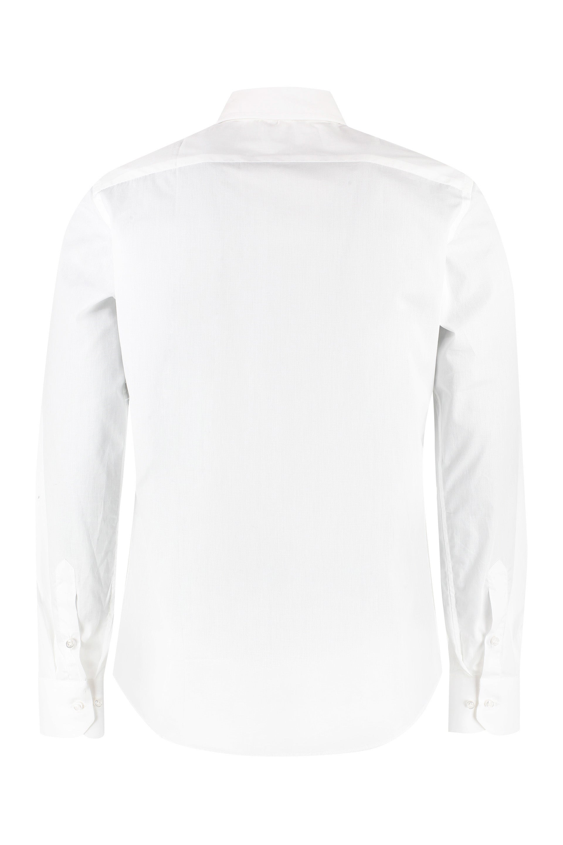 THE (ALPHABET) Classic Stretch Cotton Shirt - Rounded Hem