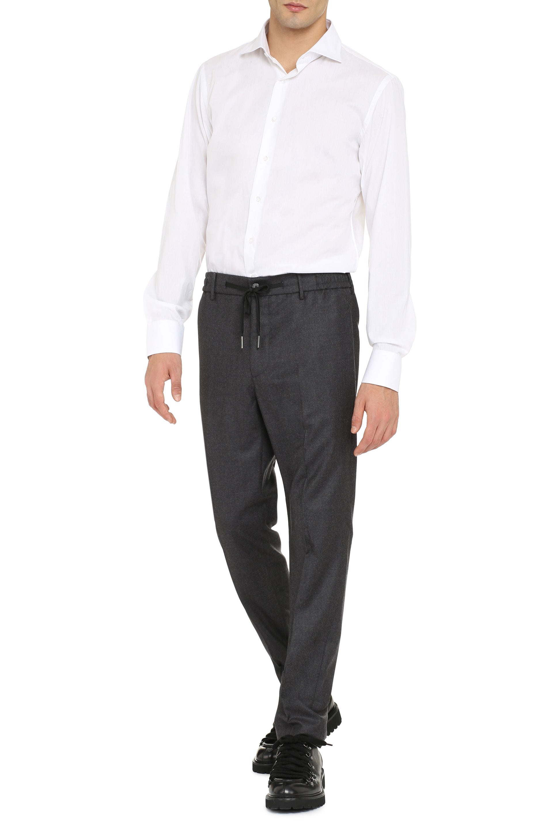 THE (ALPHABET) Classic Stretch Cotton Shirt - Rounded Hem