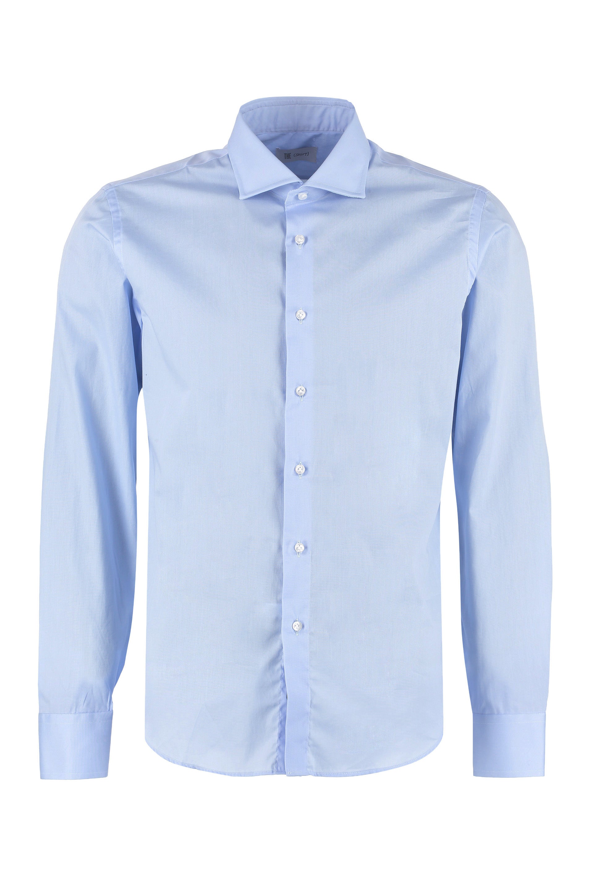 THE (ALPHABET) Stretch Cotton Shirt with Rounded Hem - Perfect Fit for Every Occasion