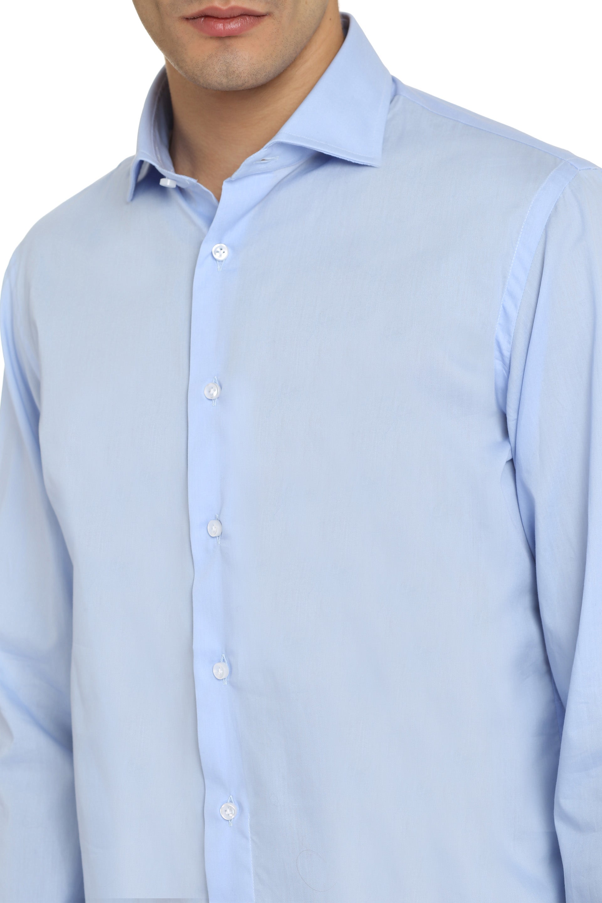 THE (ALPHABET) Stretch Cotton Shirt with Rounded Hem - Perfect Fit for Every Occasion