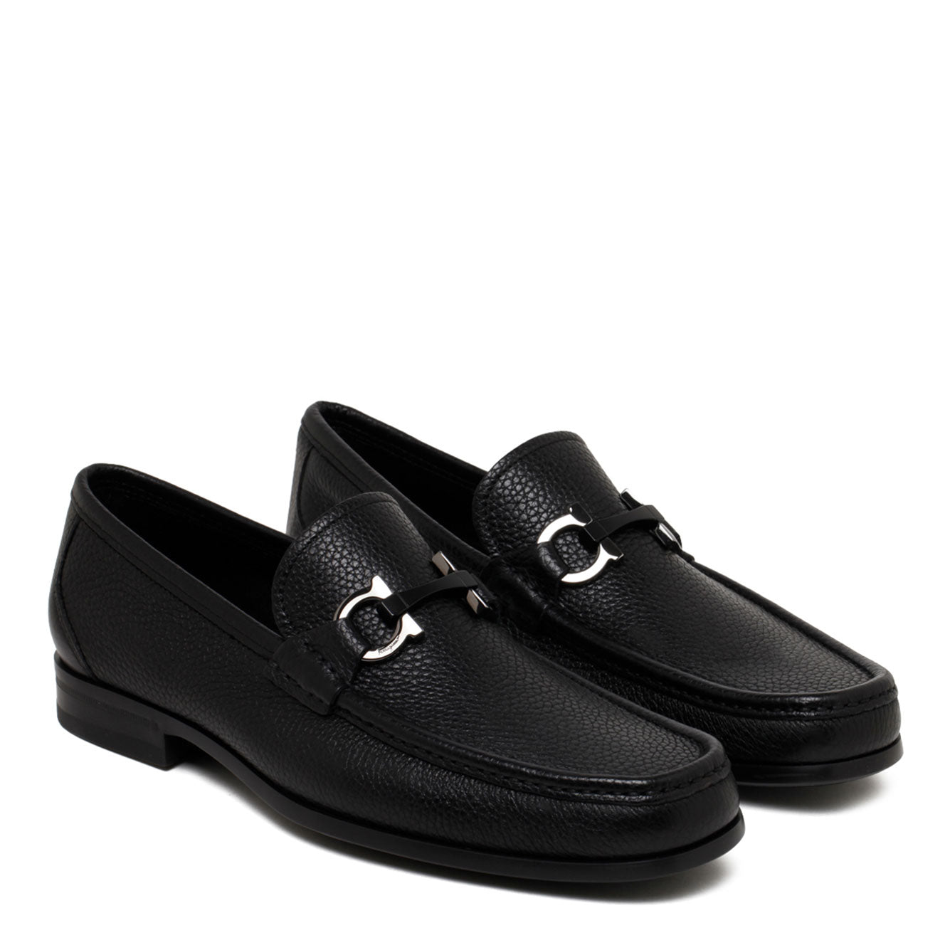 Ferragamo 100% Leather Flat Shoes for Men