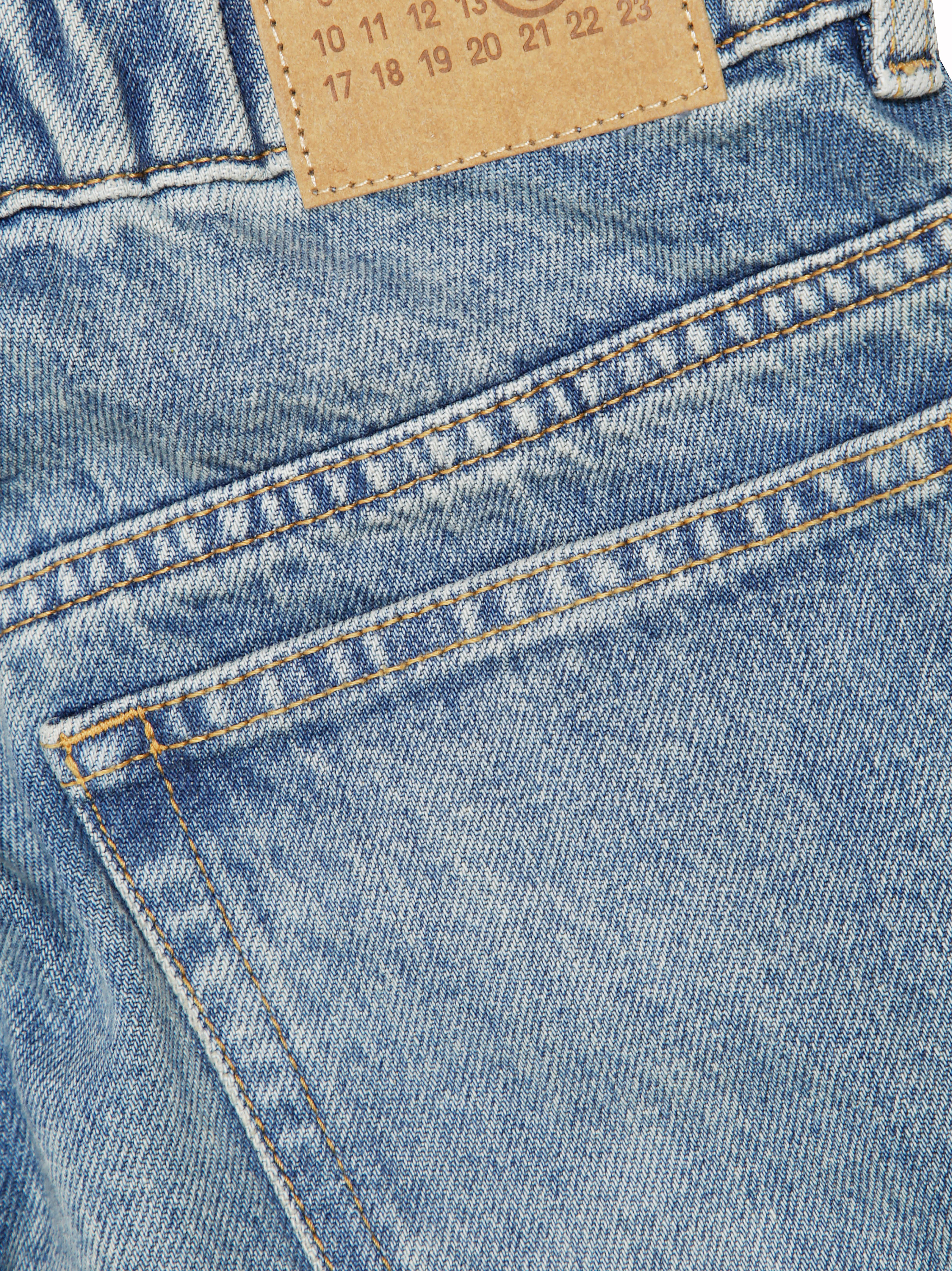 MM6 Wide-Leg Ankle-Cut Jeans