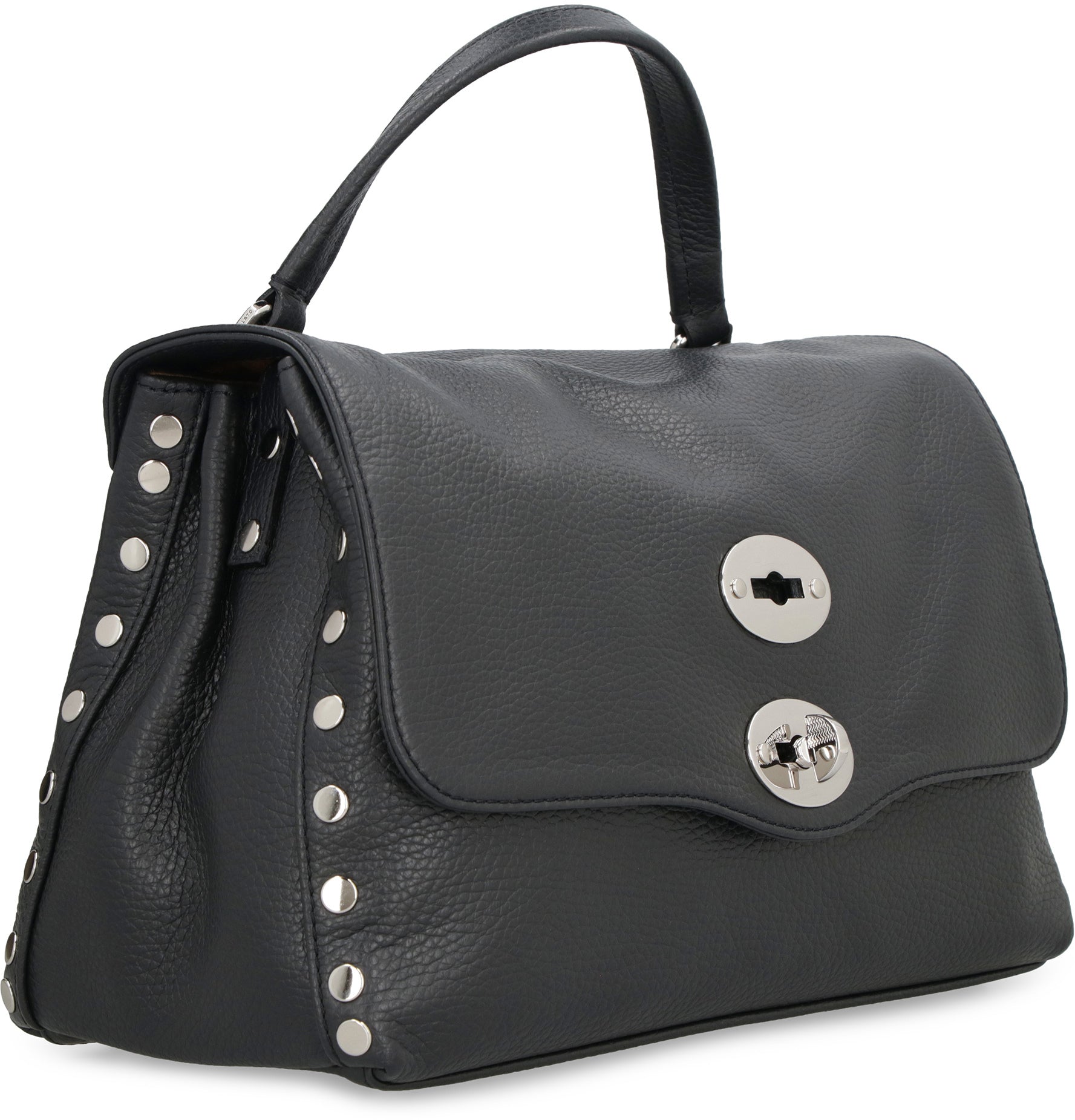 ZANELLATO Mini Leather Handbag with Decorative Studs