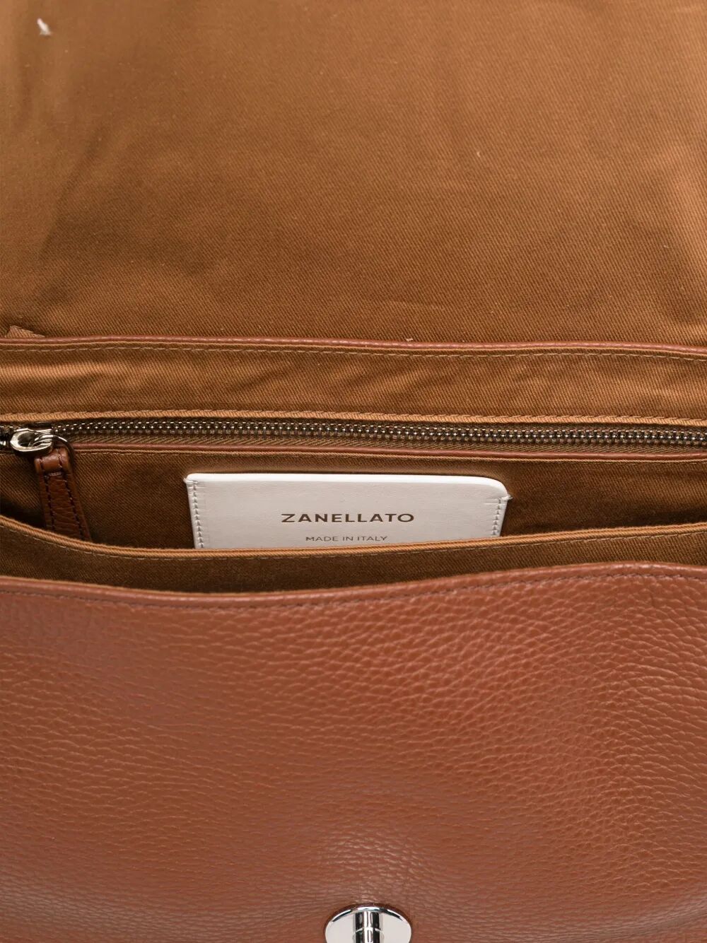 ZANELLATO Mini Tumbled Leather Small Postman Daily Handbag - FW25