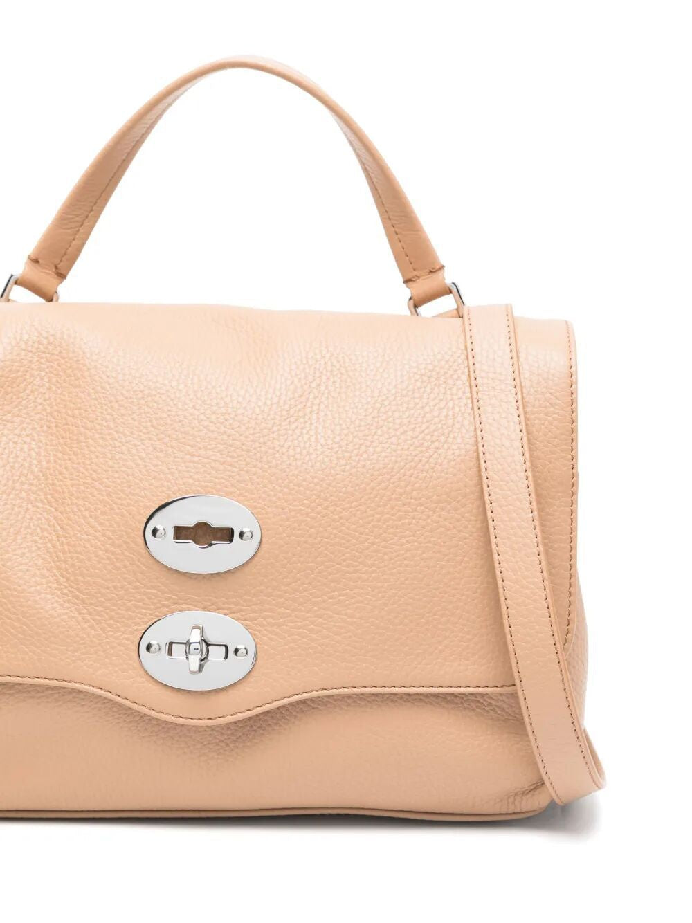 ZANELLATO Mini Tumbled Leather Handbag